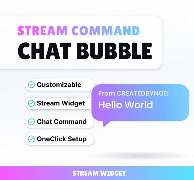 Chat Bubble Command