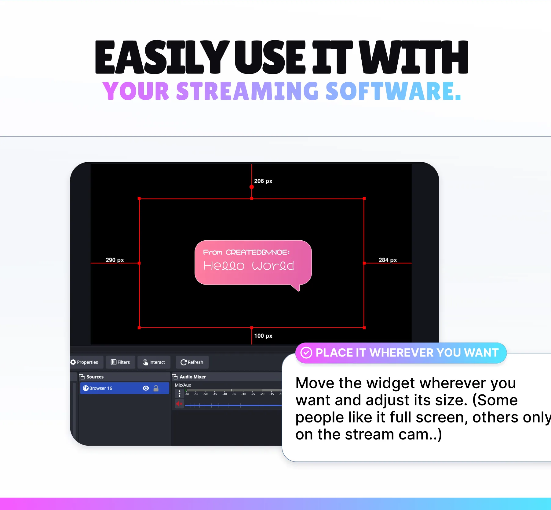 Chat Bubble Command