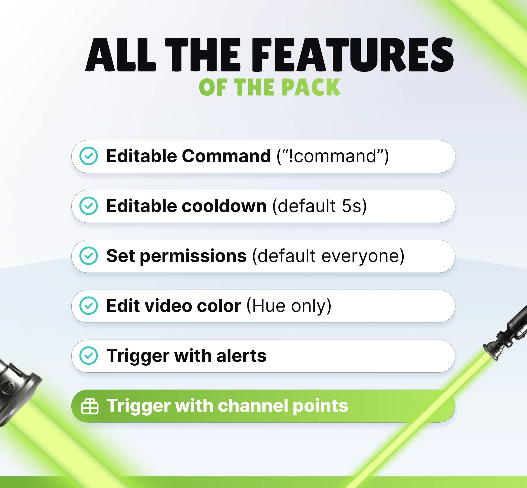 Lightsabers Command