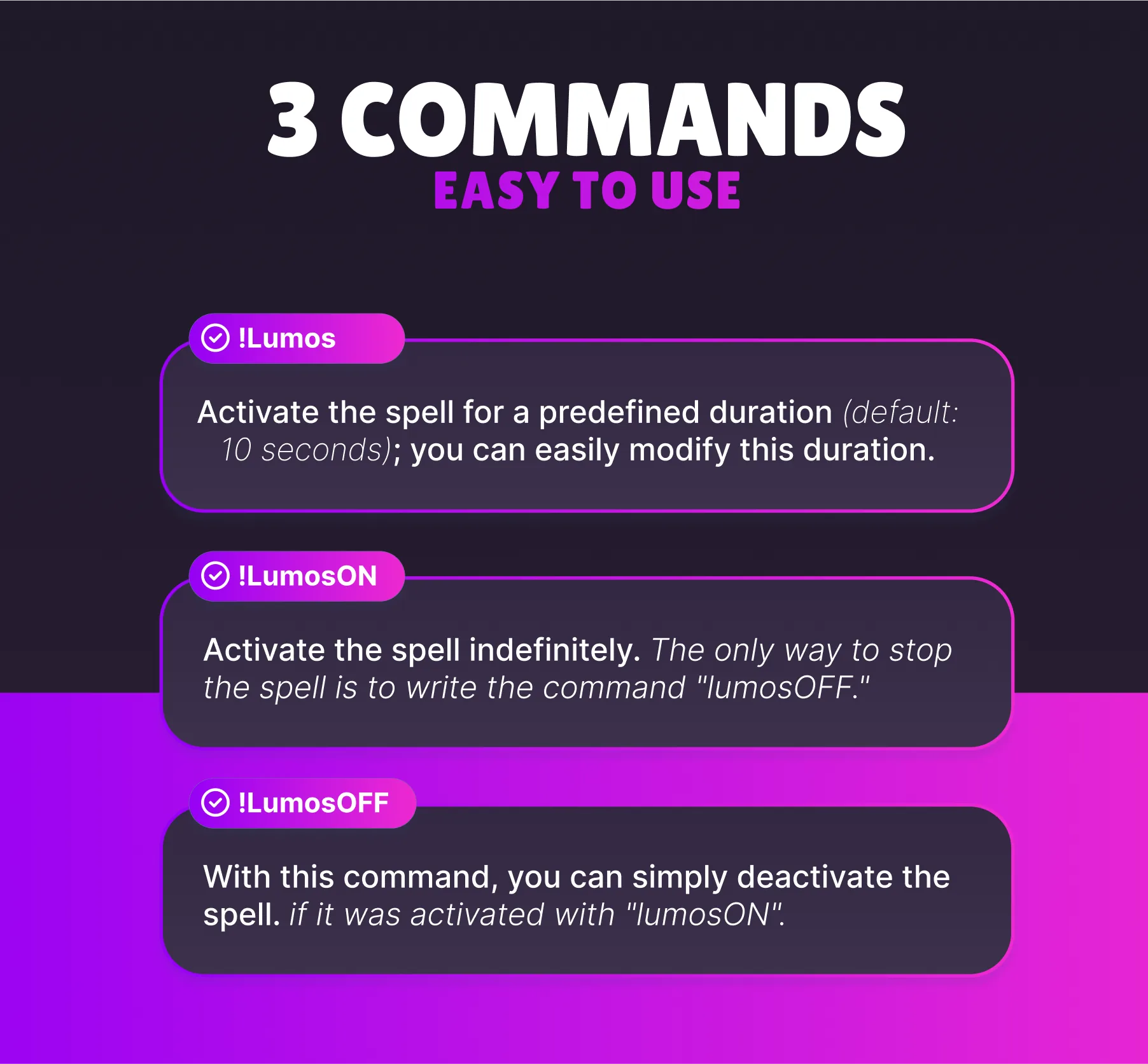 Lumos Command