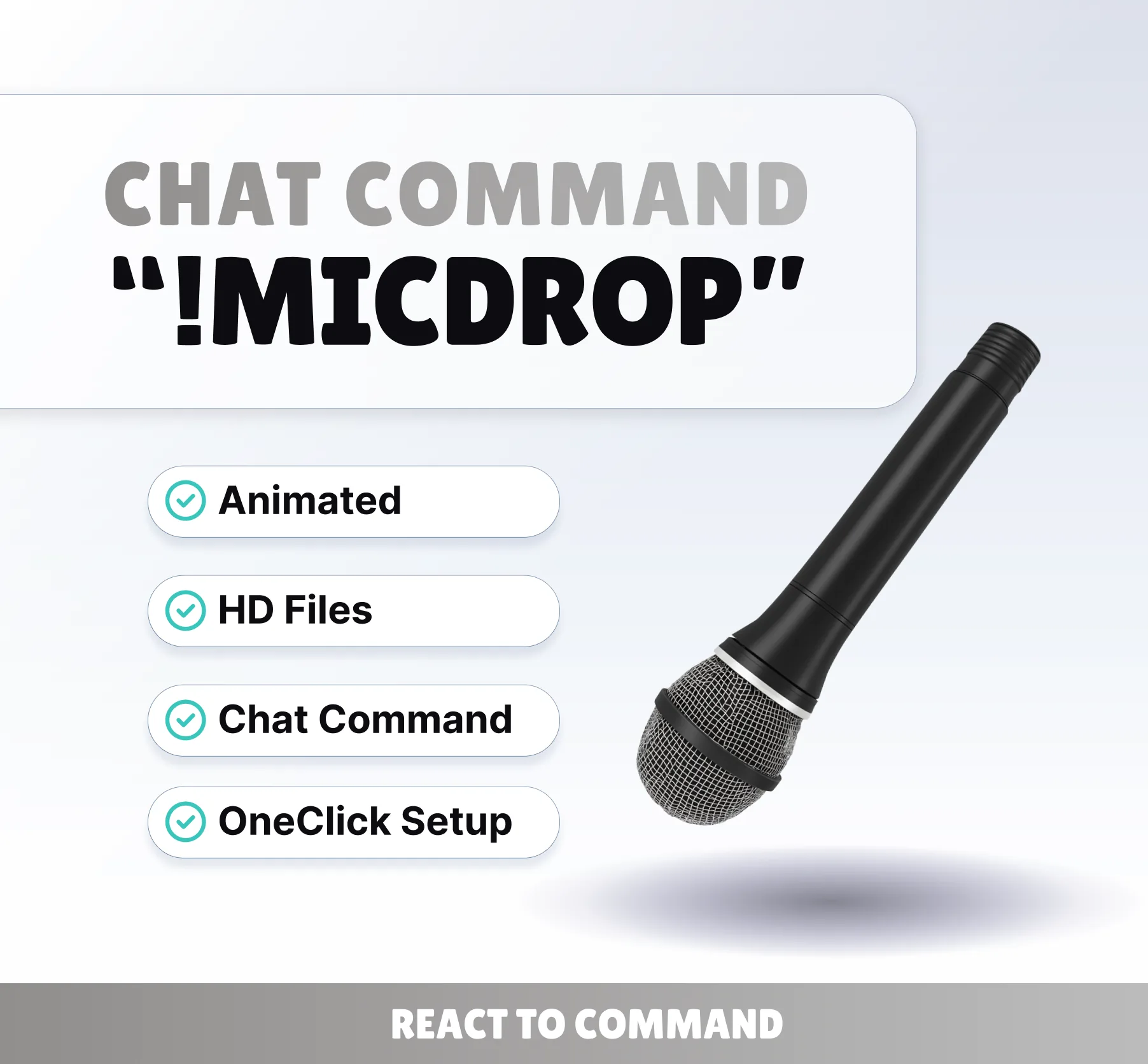 Micdrop Command