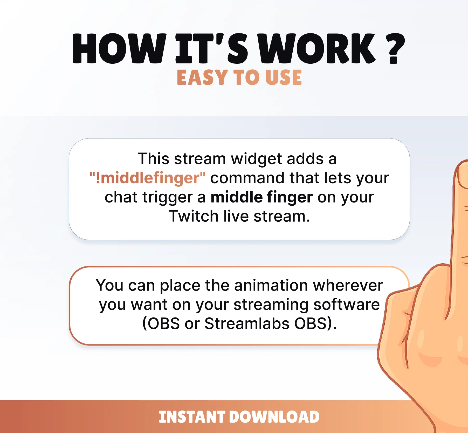 Middle Finger Command