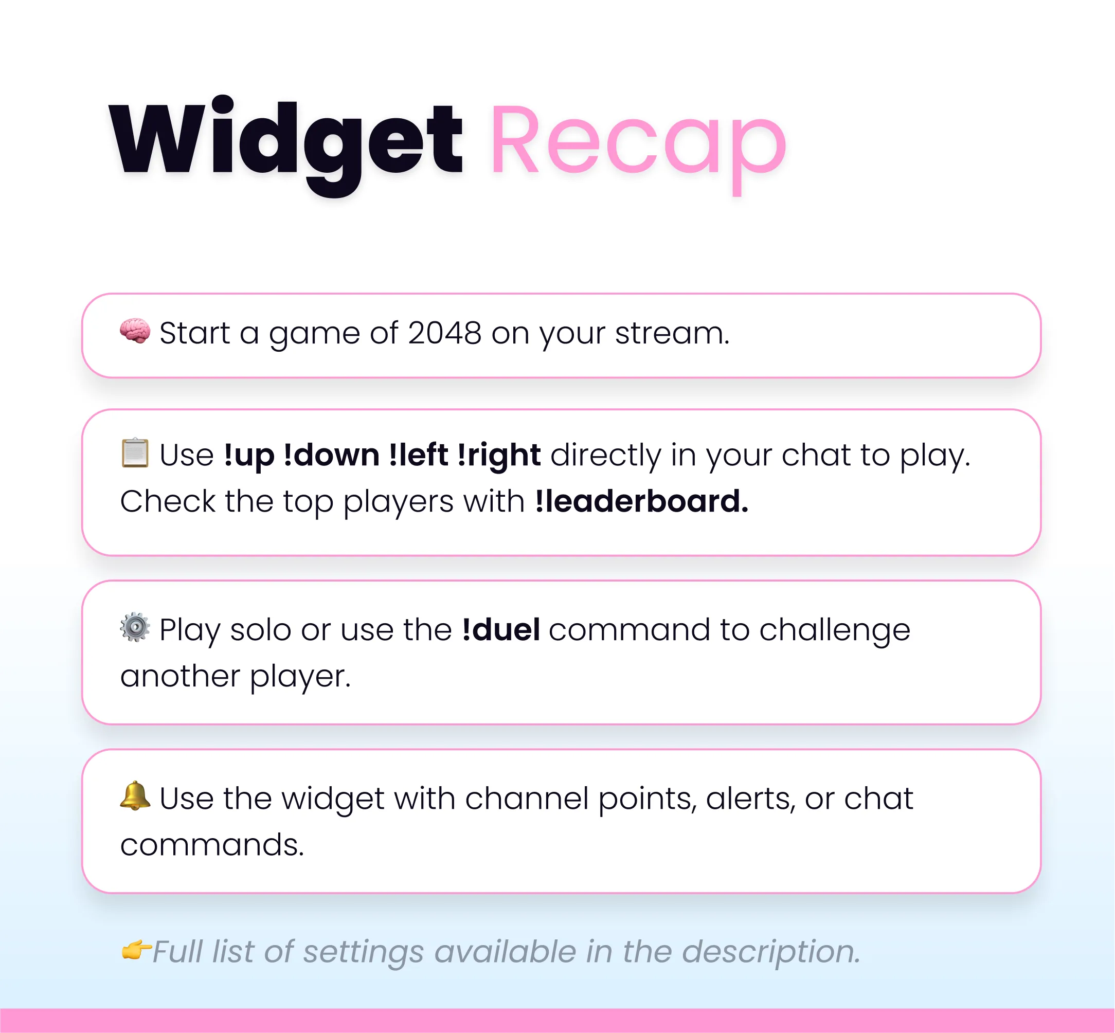 Widget 2048