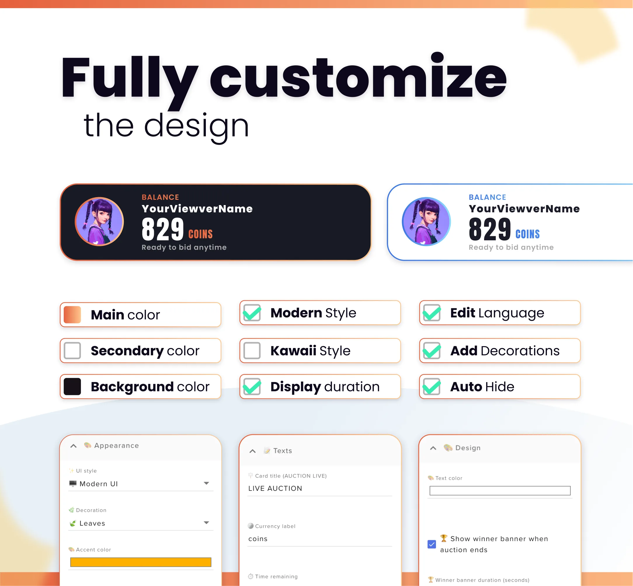 Widget Auction