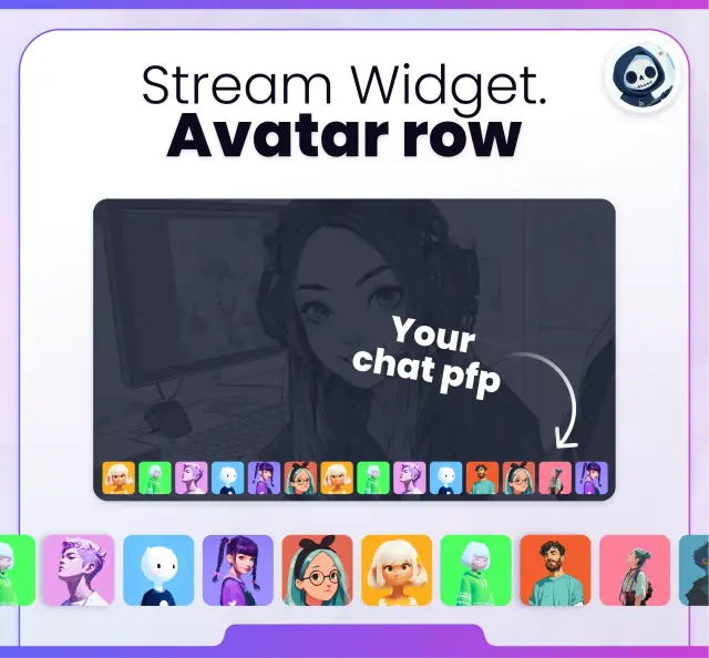 Widget Avatar Row