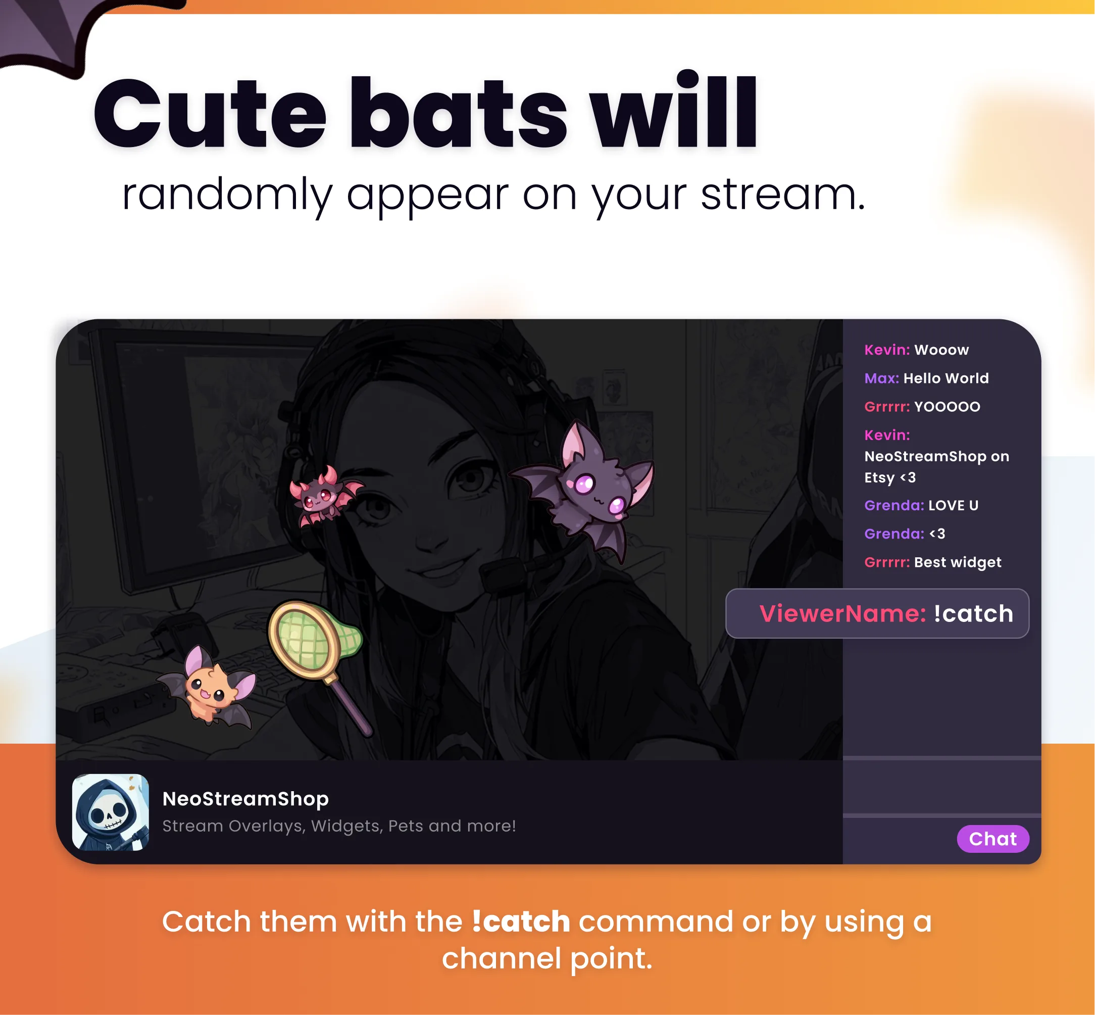 Widget Bats Catcher