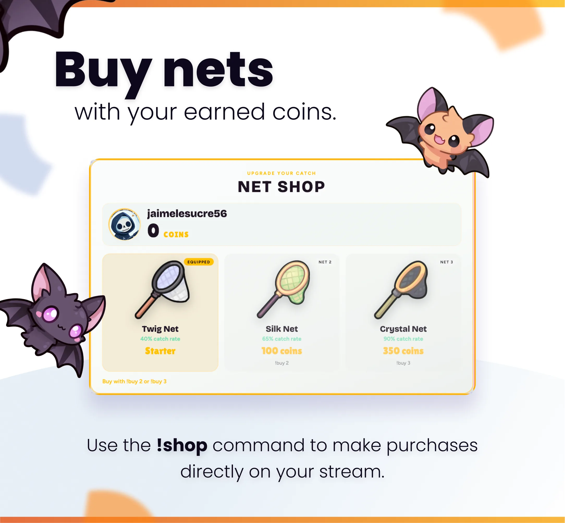 Widget Bats Catcher