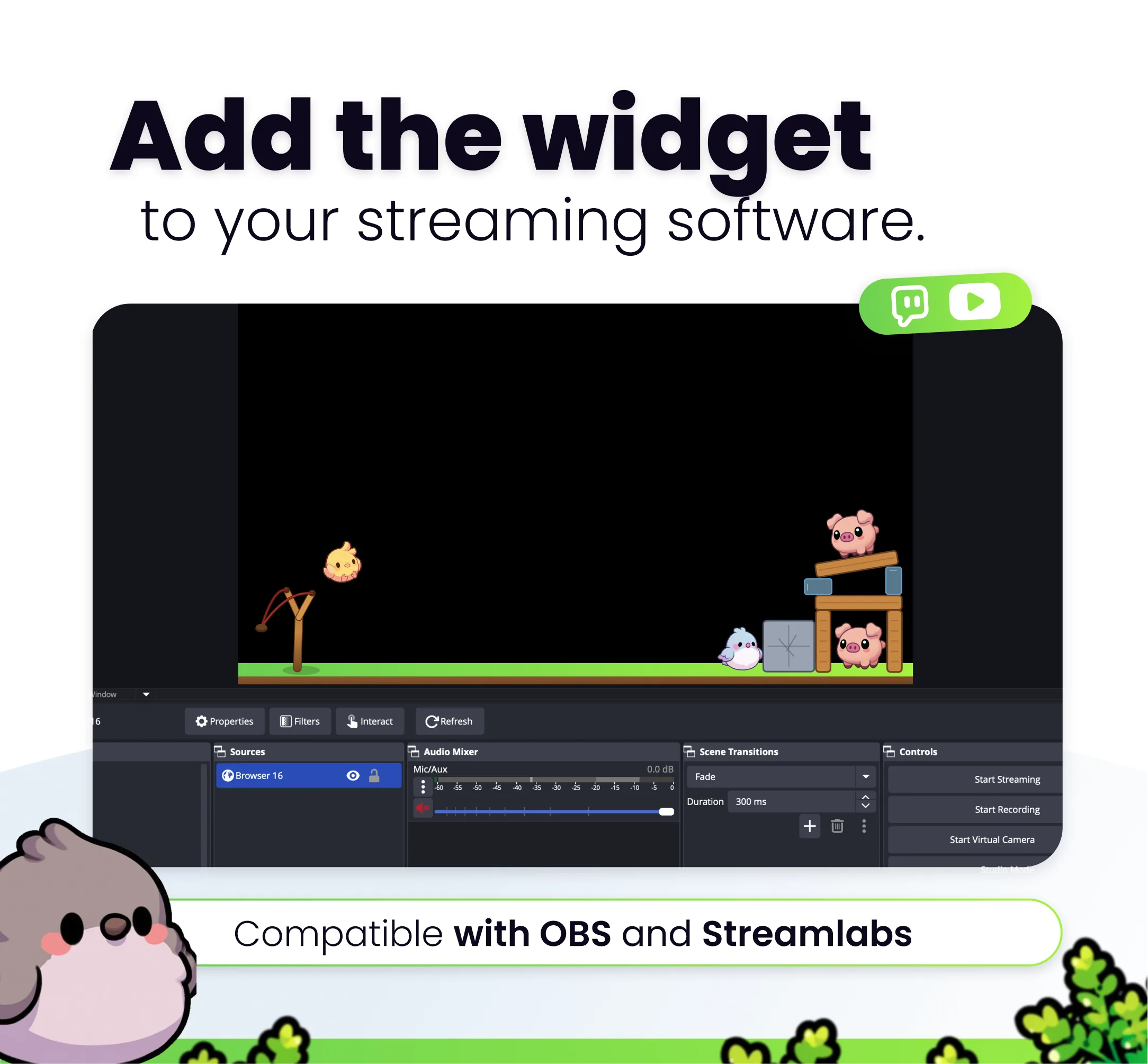 Widget Bird Game