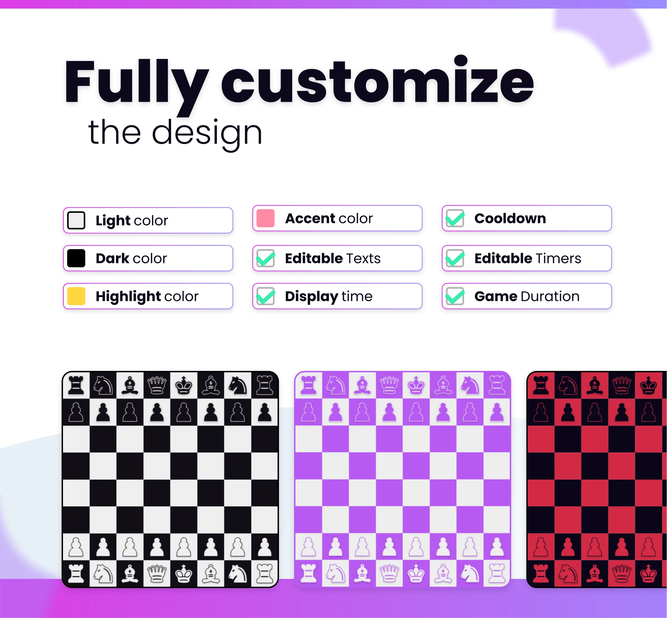 Widget Chess Game