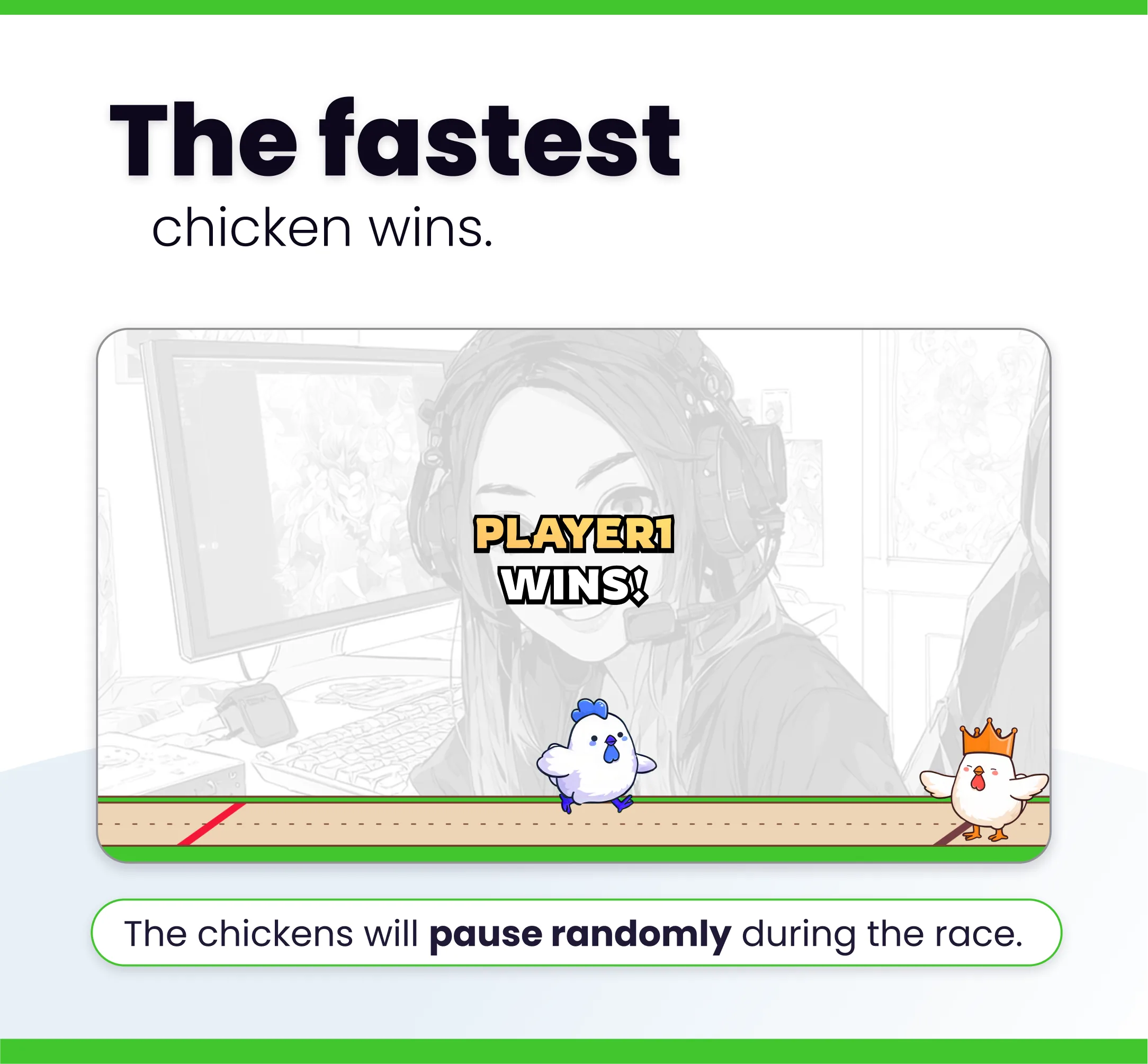 Widget Chicken Race