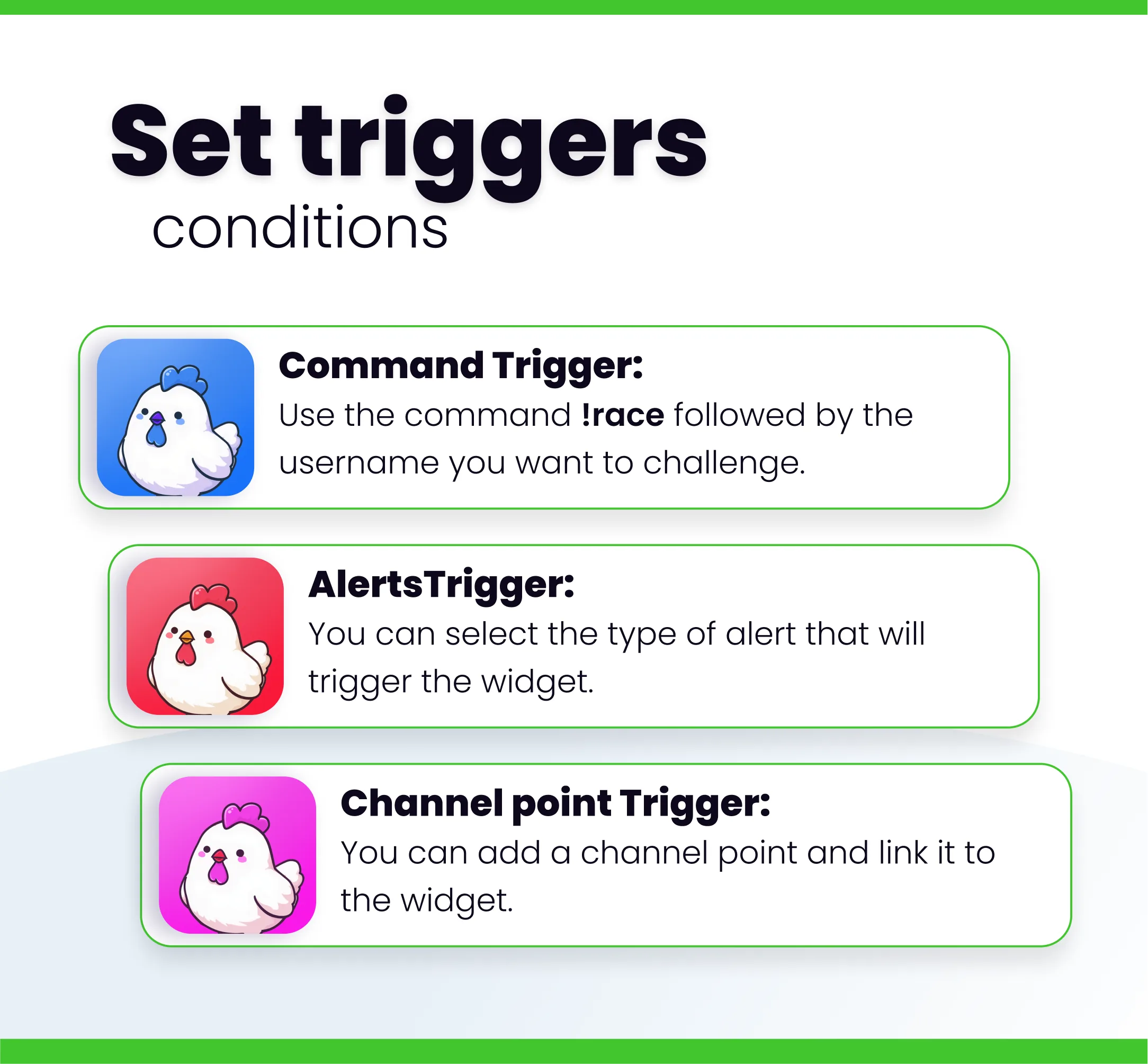 Widget Chicken Race