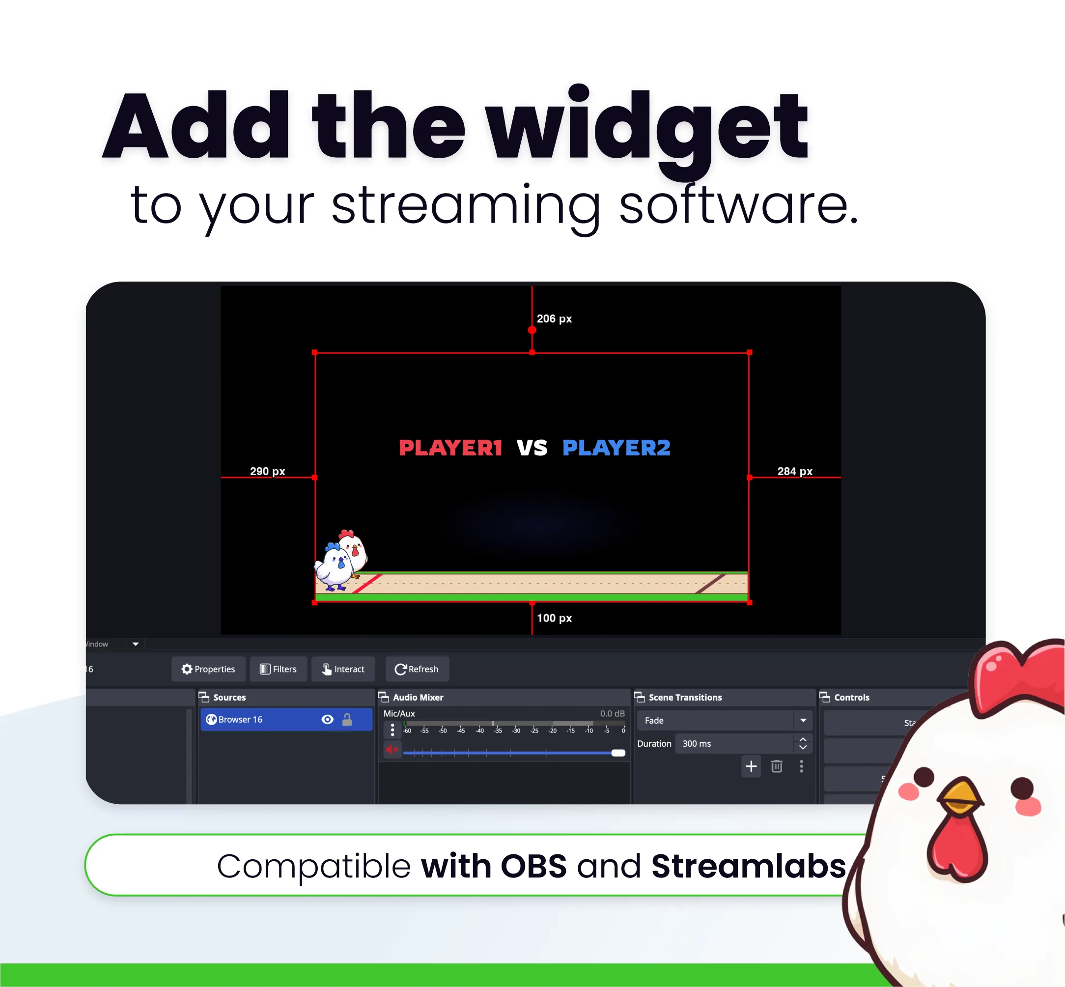 Widget Chicken Race