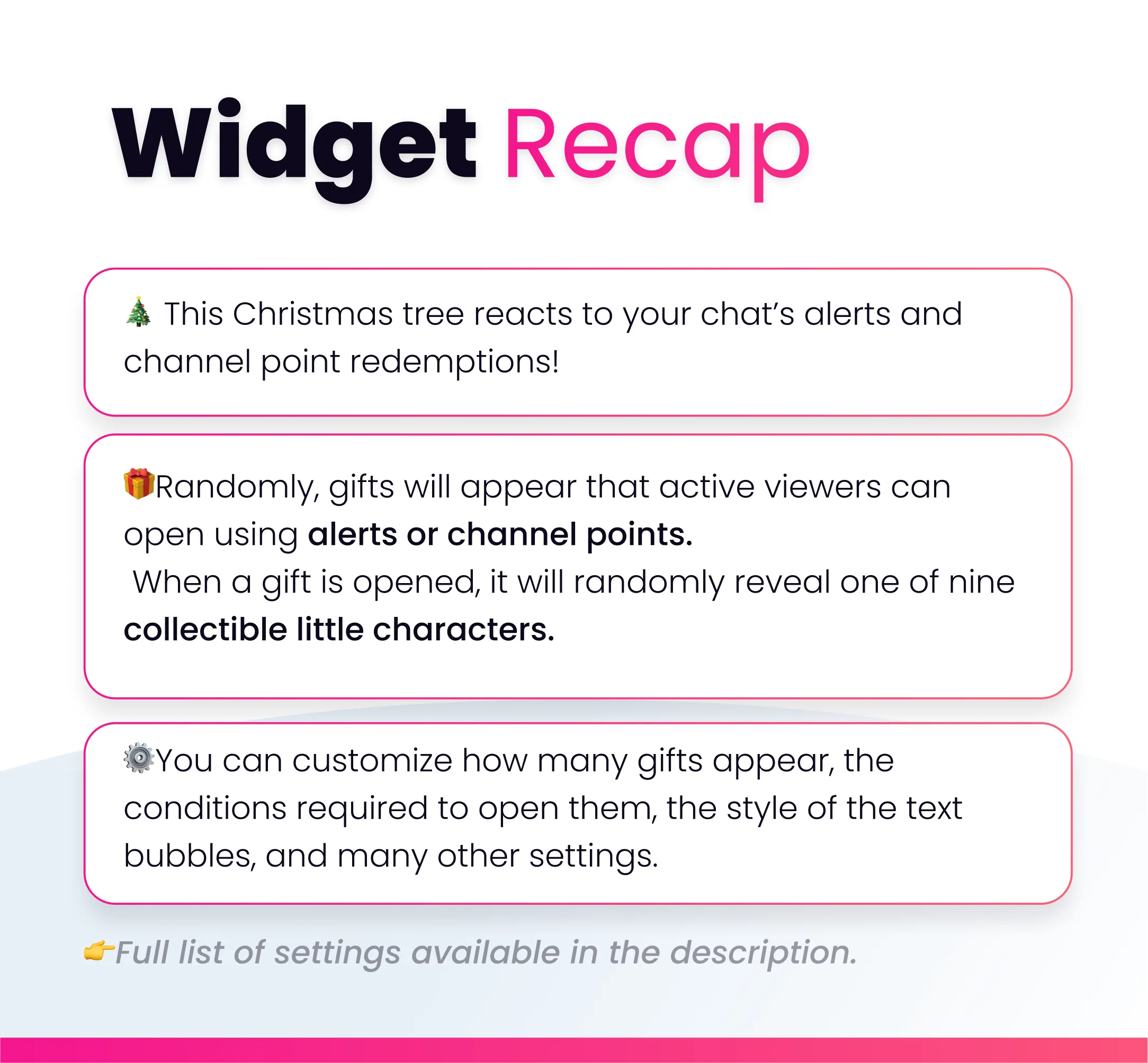 Widget Christmas Tree