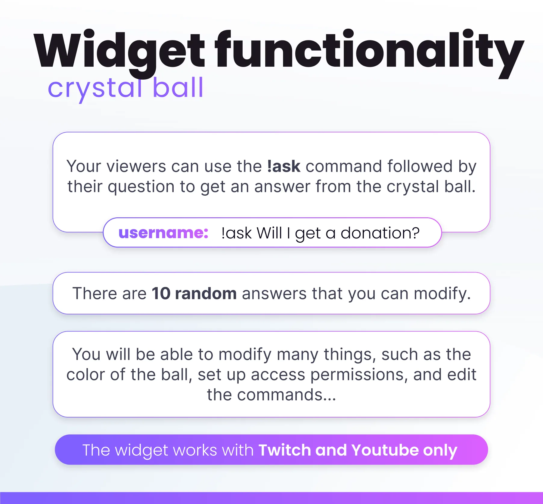 Widget Crystal Ball