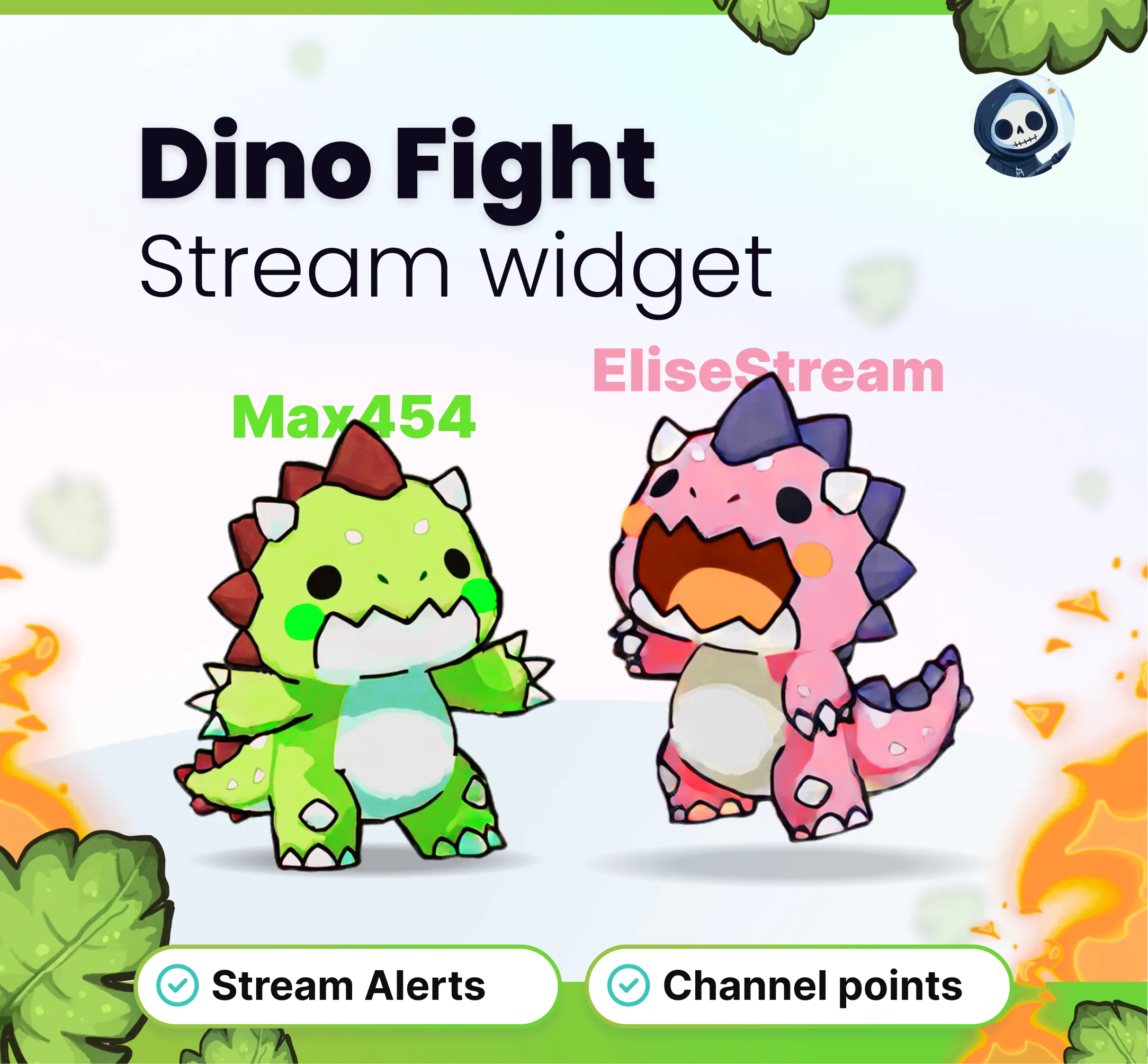 Widget Dino Fight