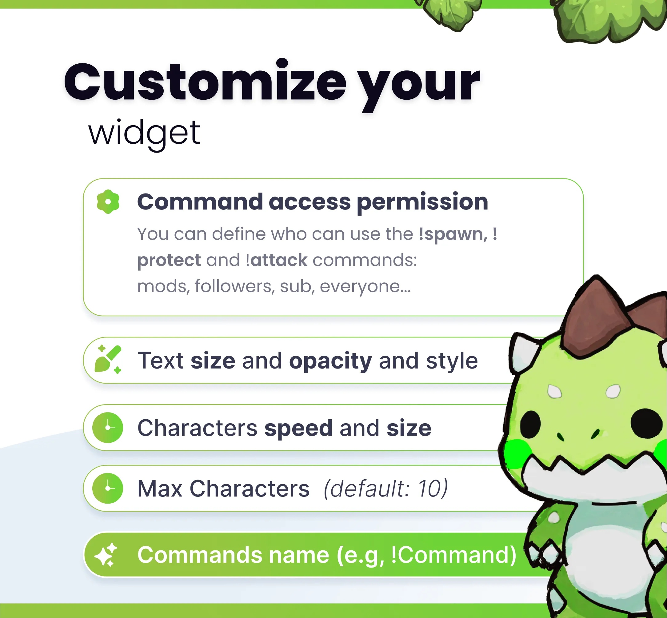 Widget Dino Fight