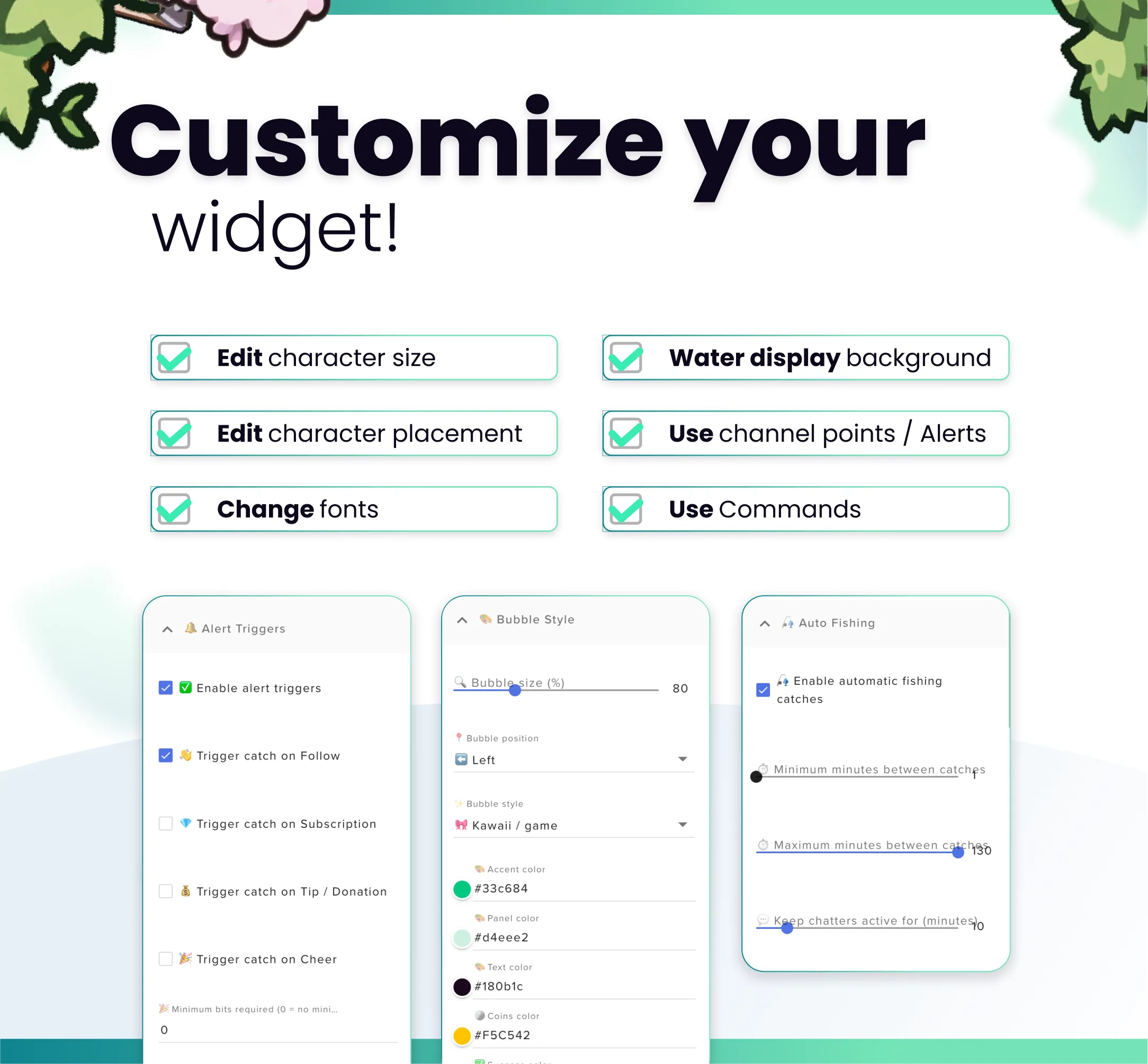 Widget Fishing Game
