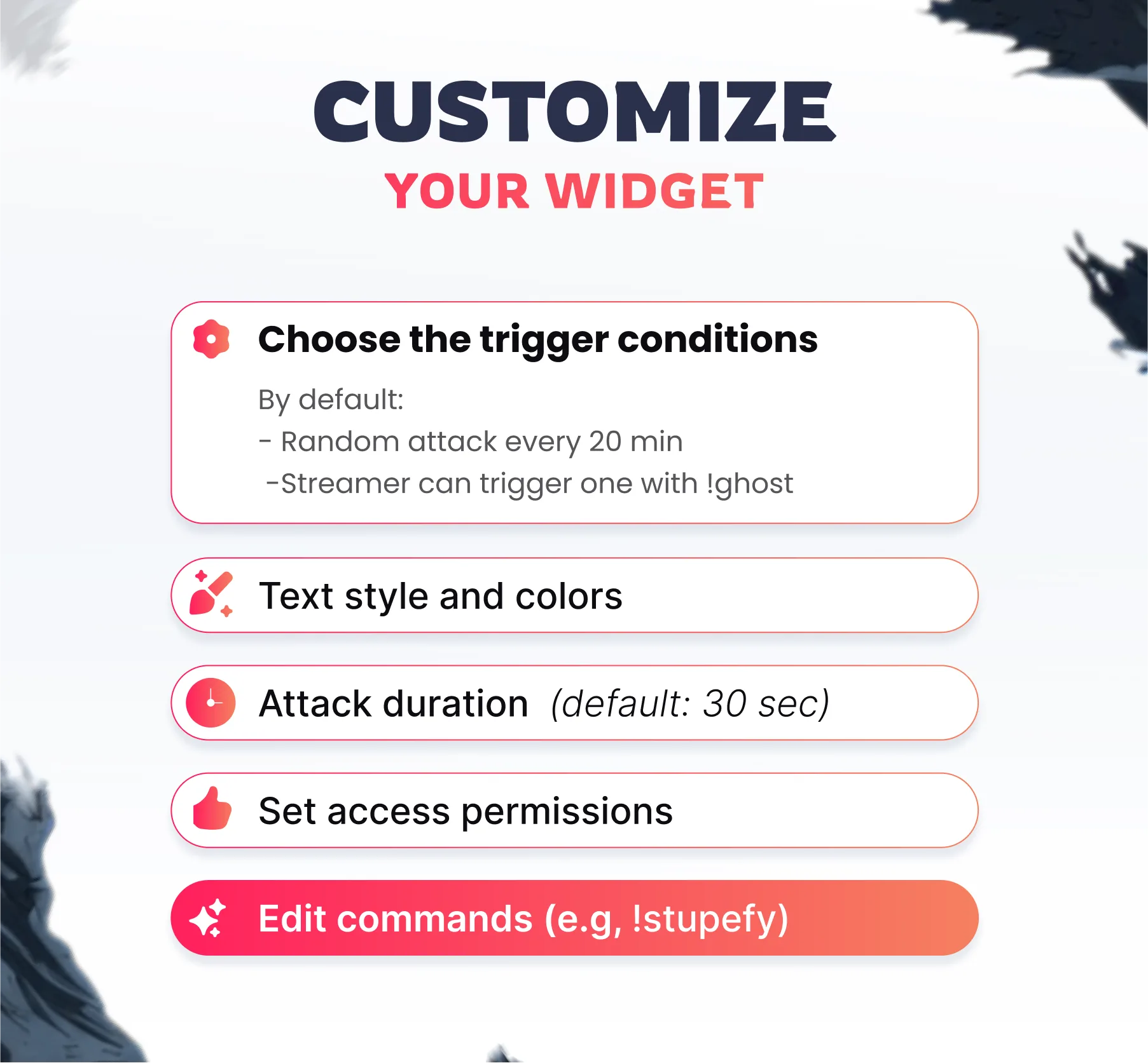 Widget Ghost Attack