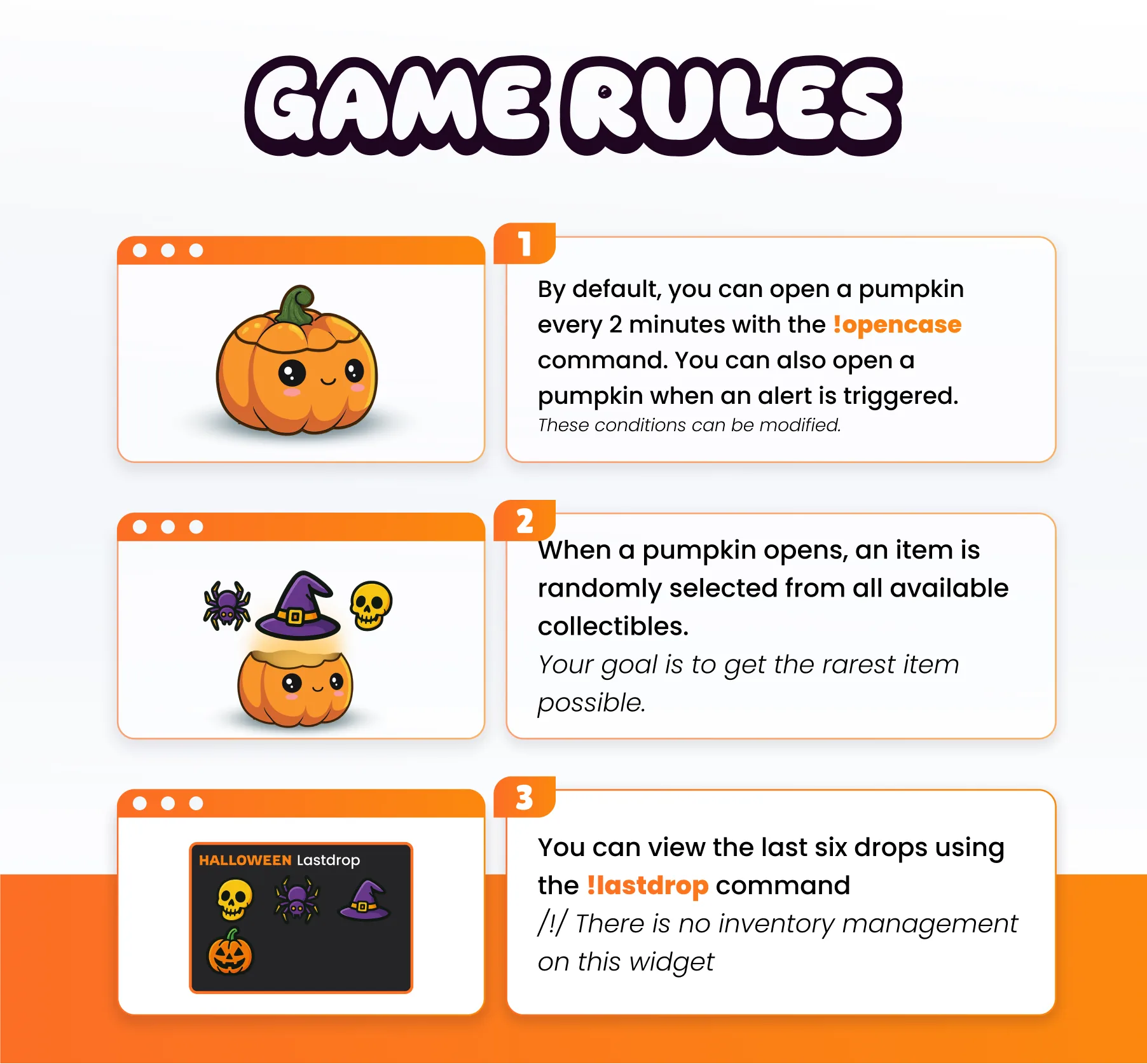 Widget Halloween Boxes