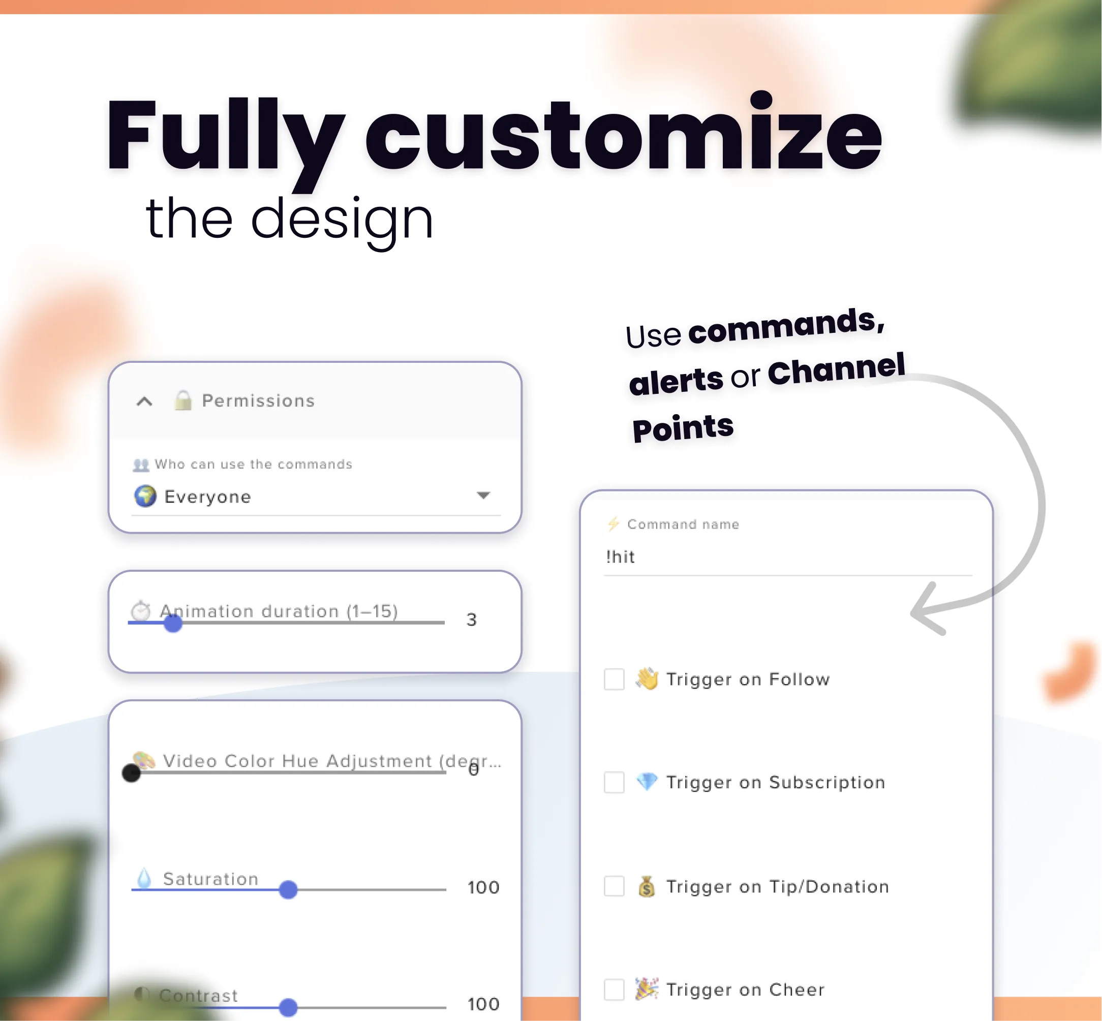 Widget Hand Actions