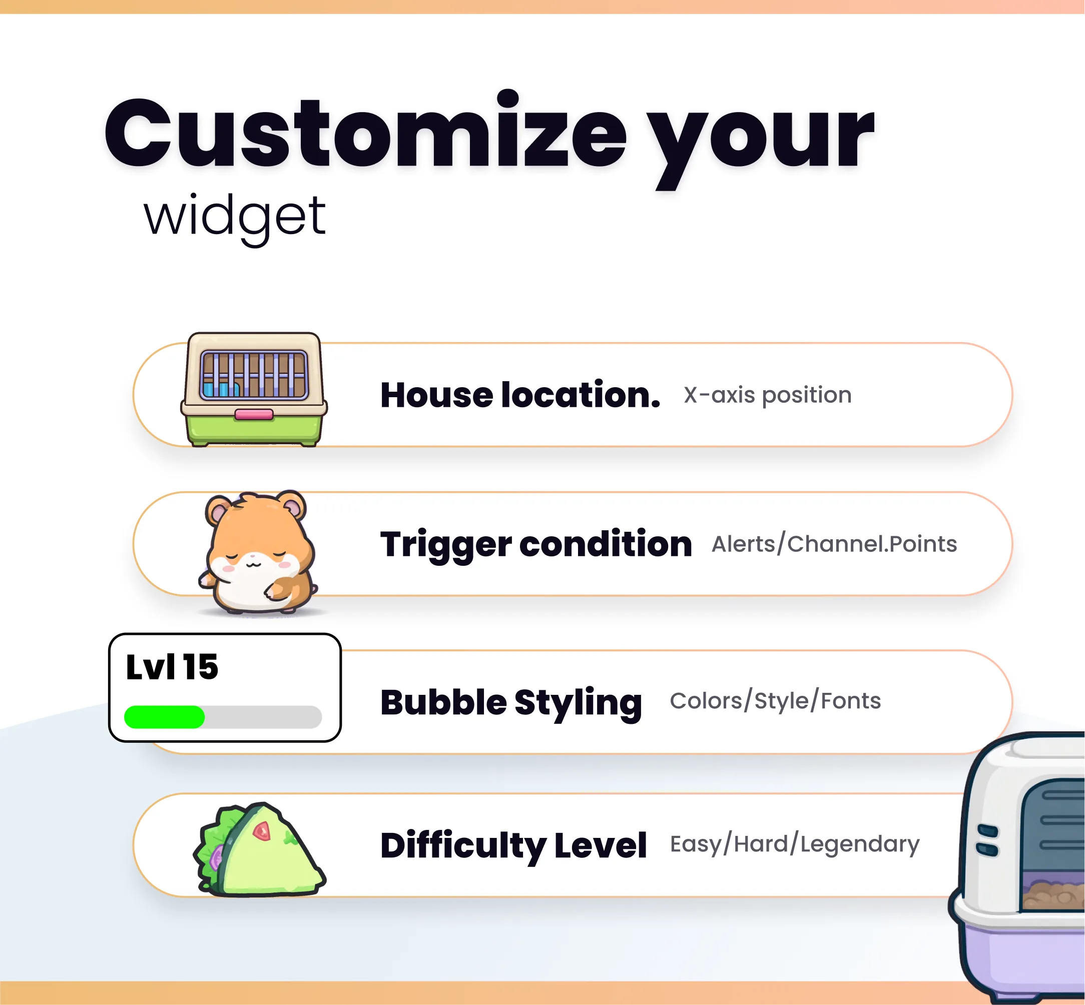 Widget Happy Hamster