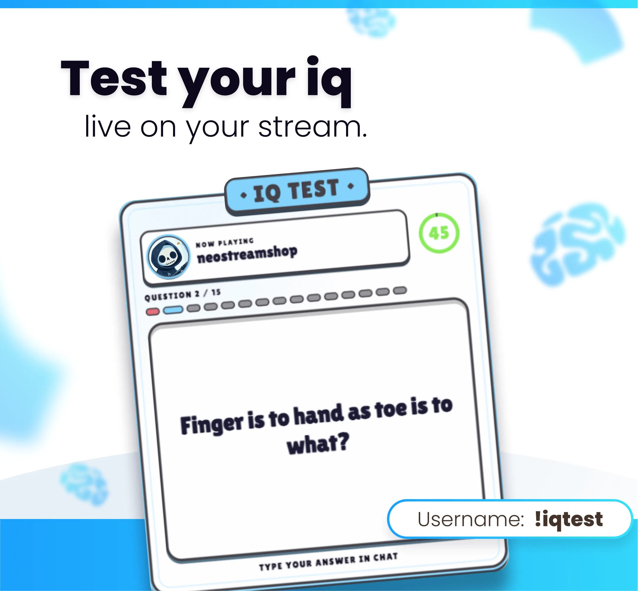 Widget Iq Test