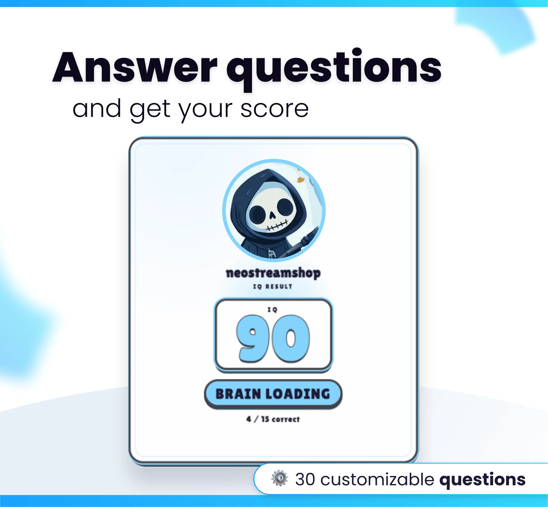 Widget Iq Test
