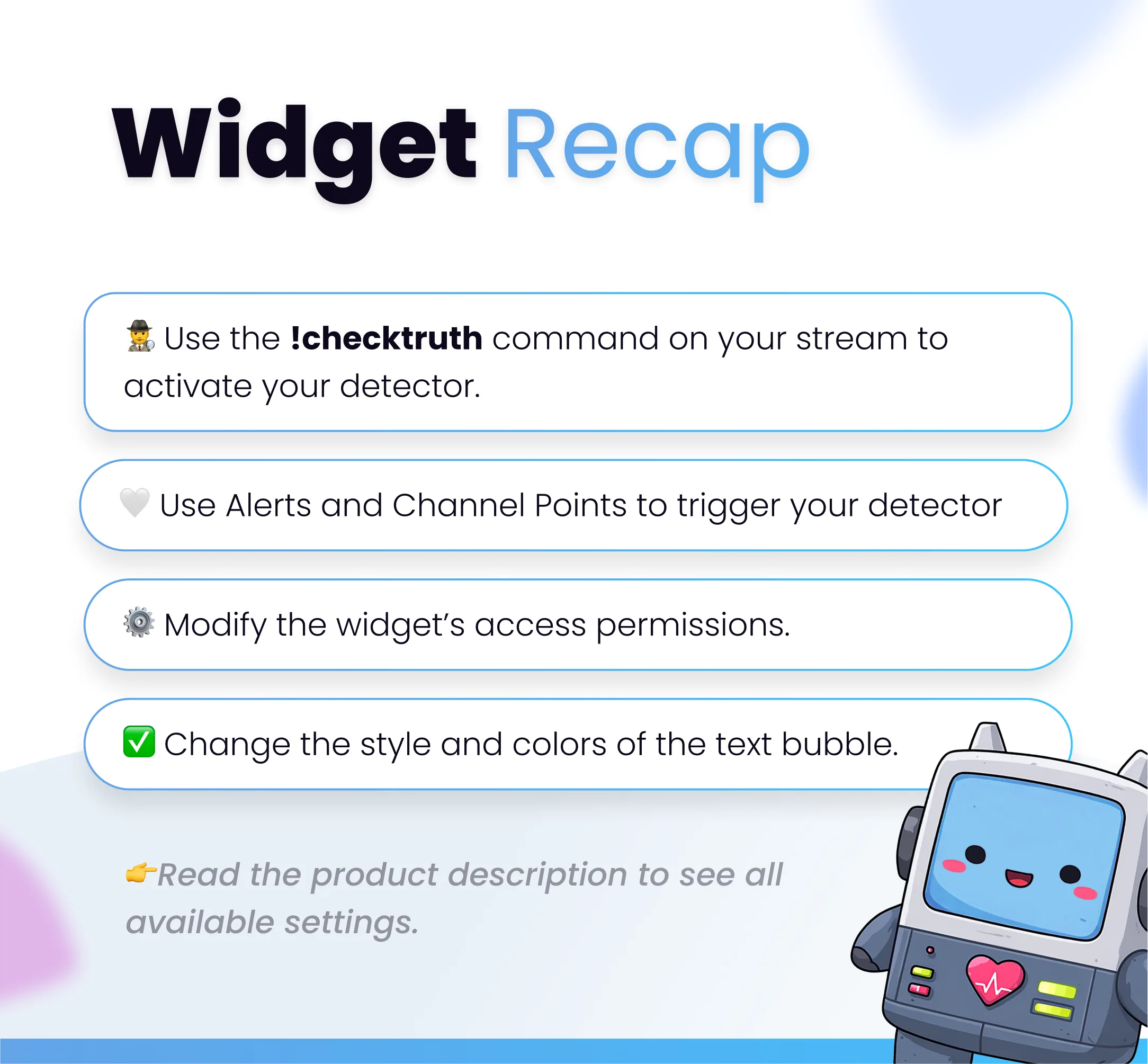 Widget Lie Detector