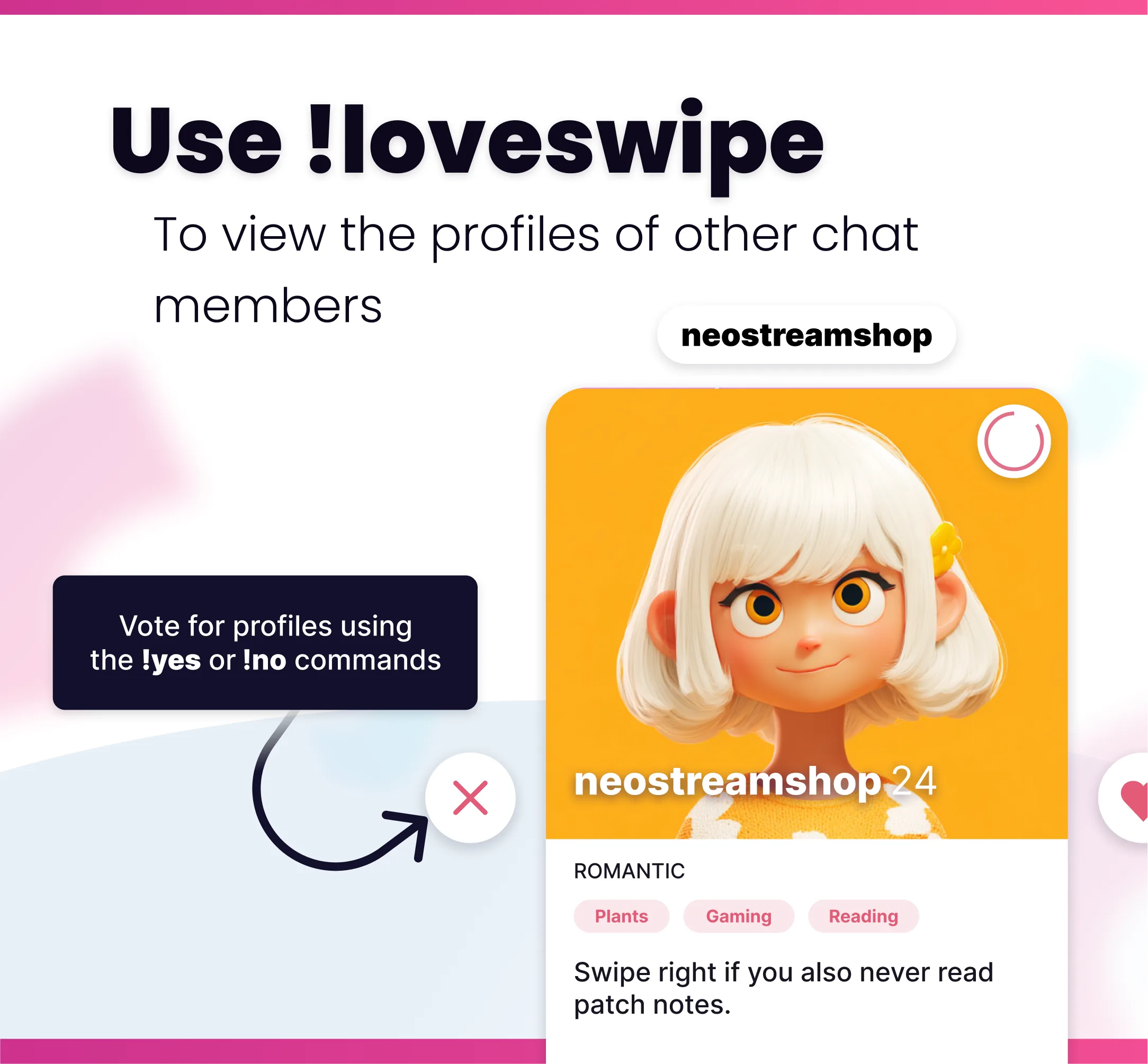 Widget Love Swipe