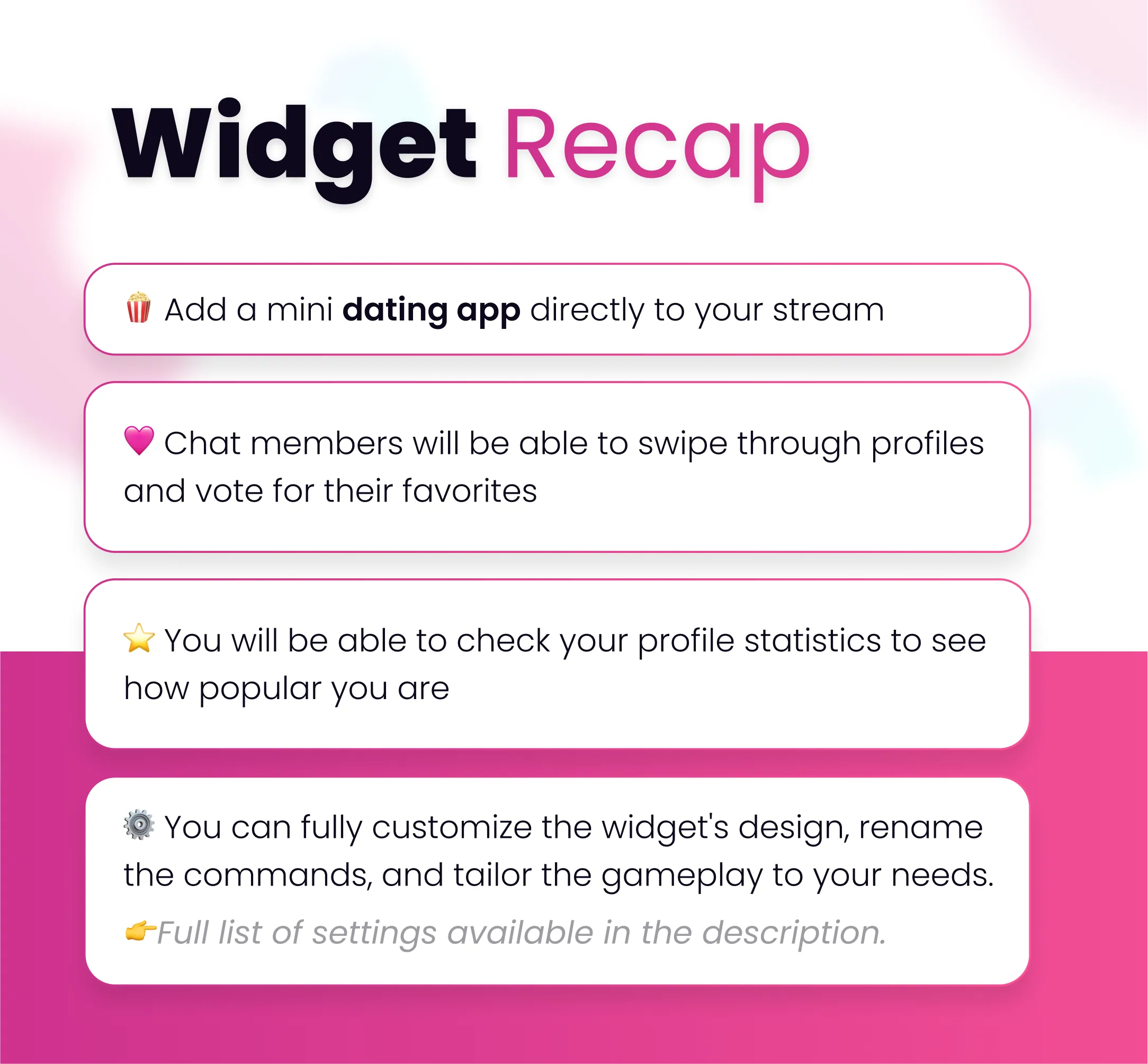 Widget Love Swipe
