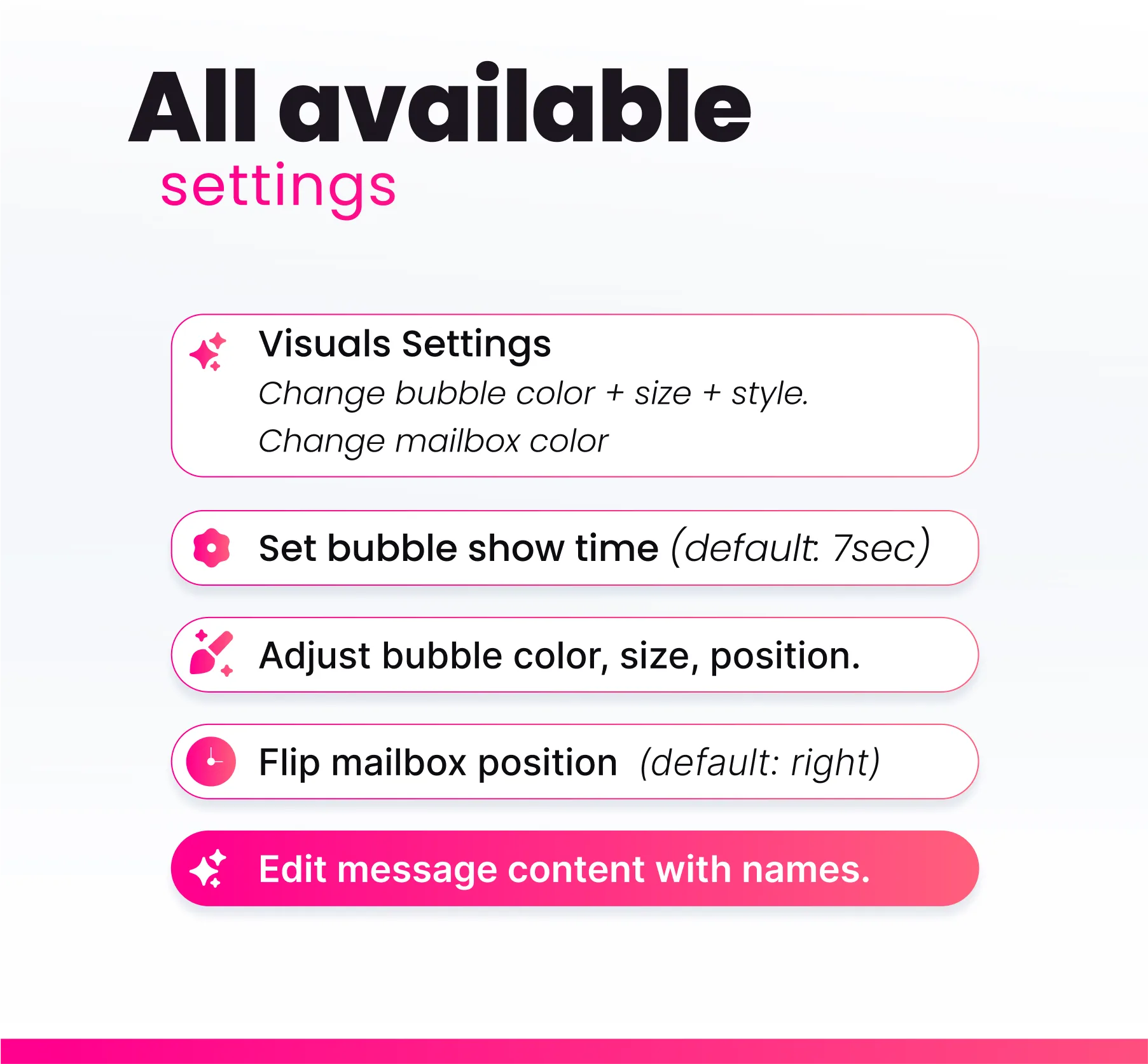 Widget Mailbox