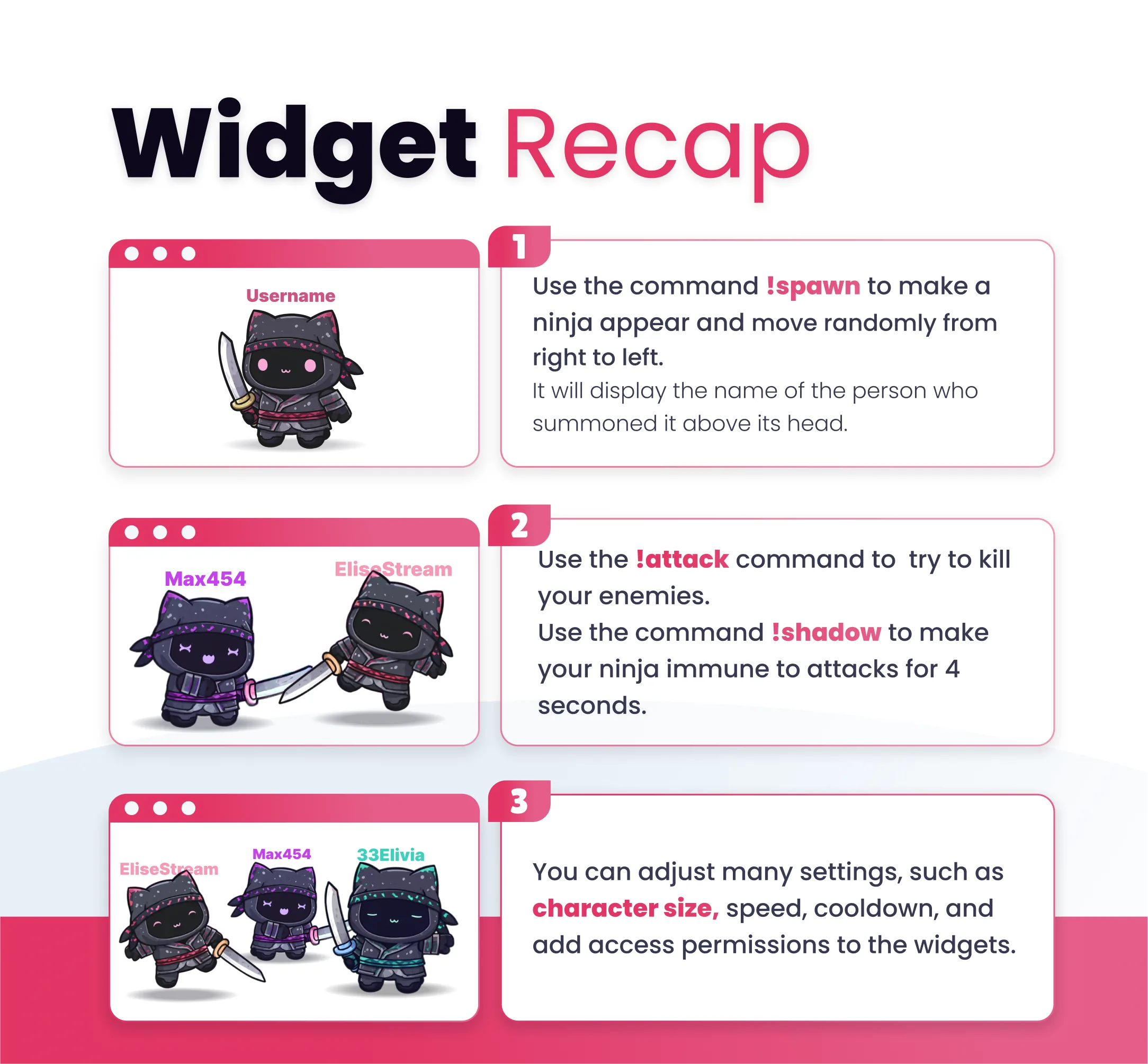 Widget Ninja Fight