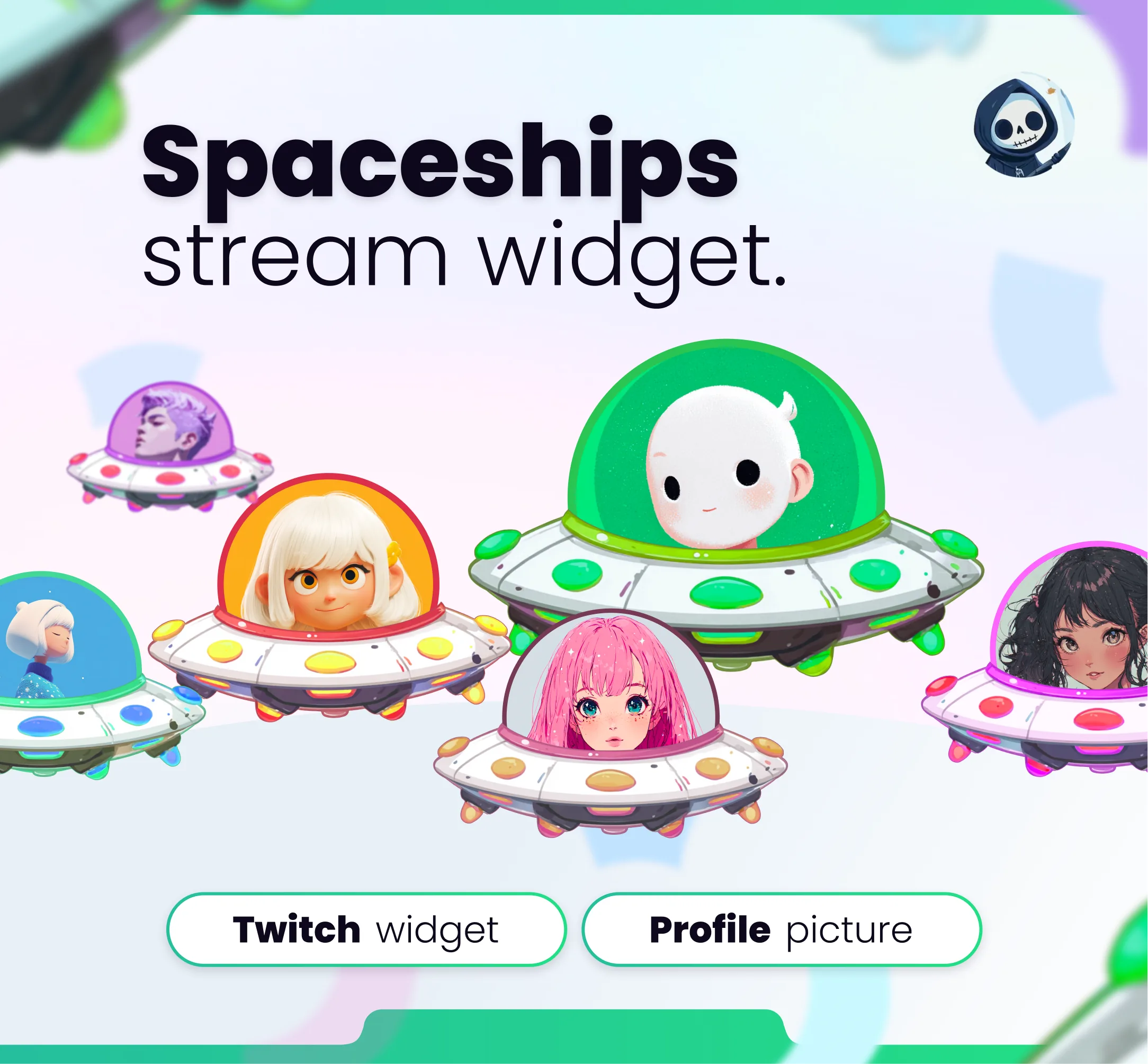 Widget Spaceships Swarm