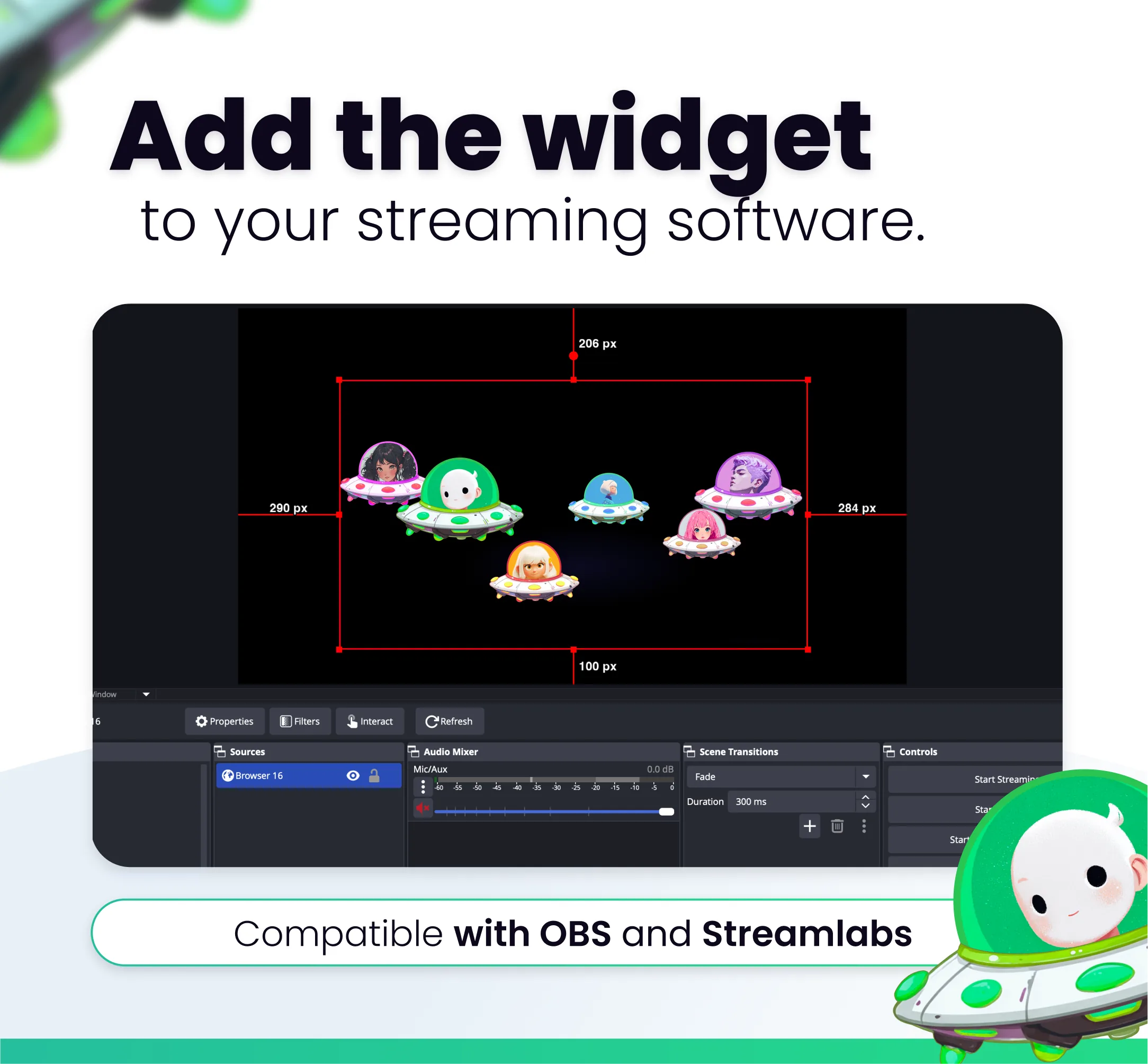 Widget Spaceships Swarm