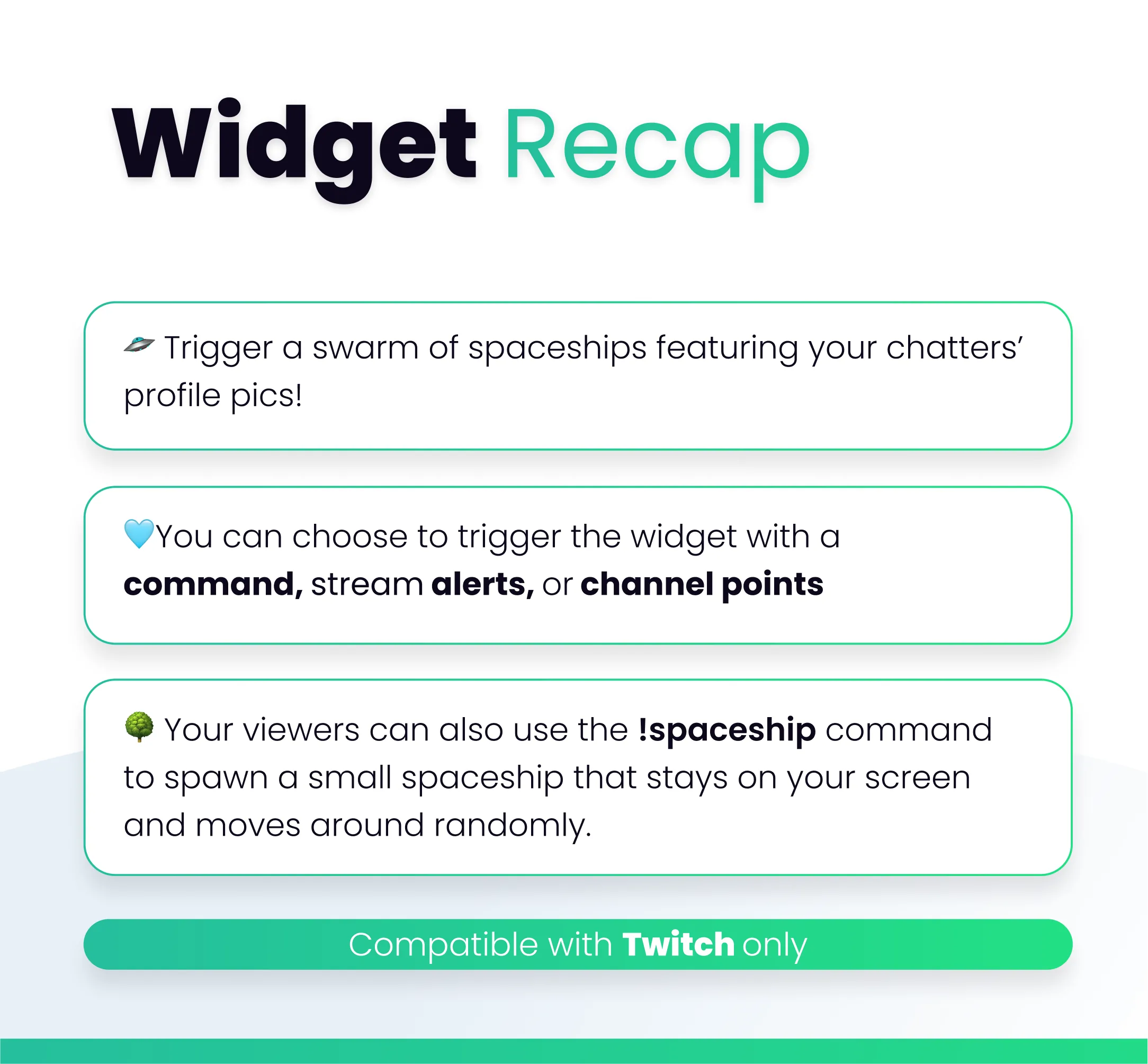 Widget Spaceships Swarm