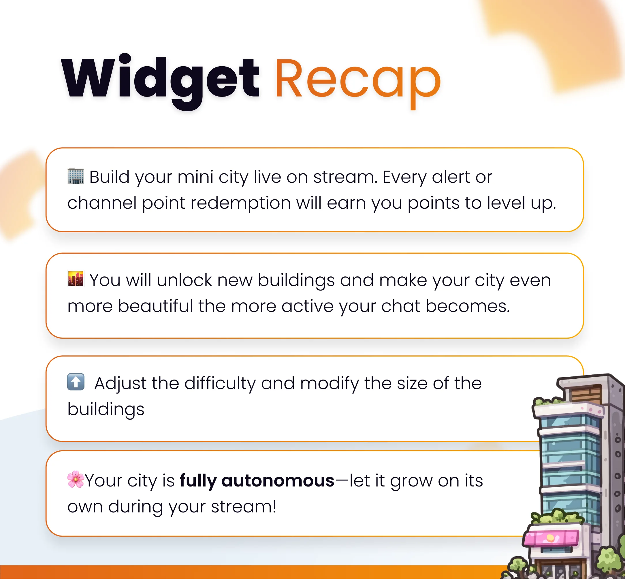 Widget Stream City
