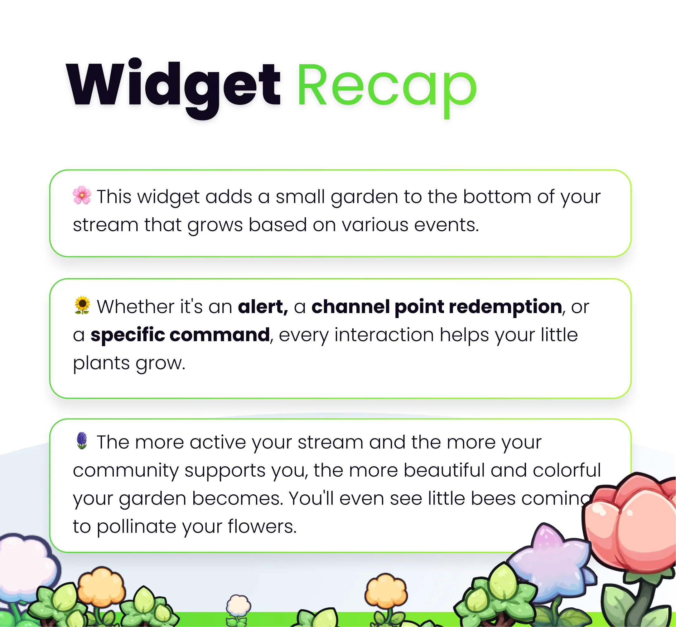 Widget Stream Garden