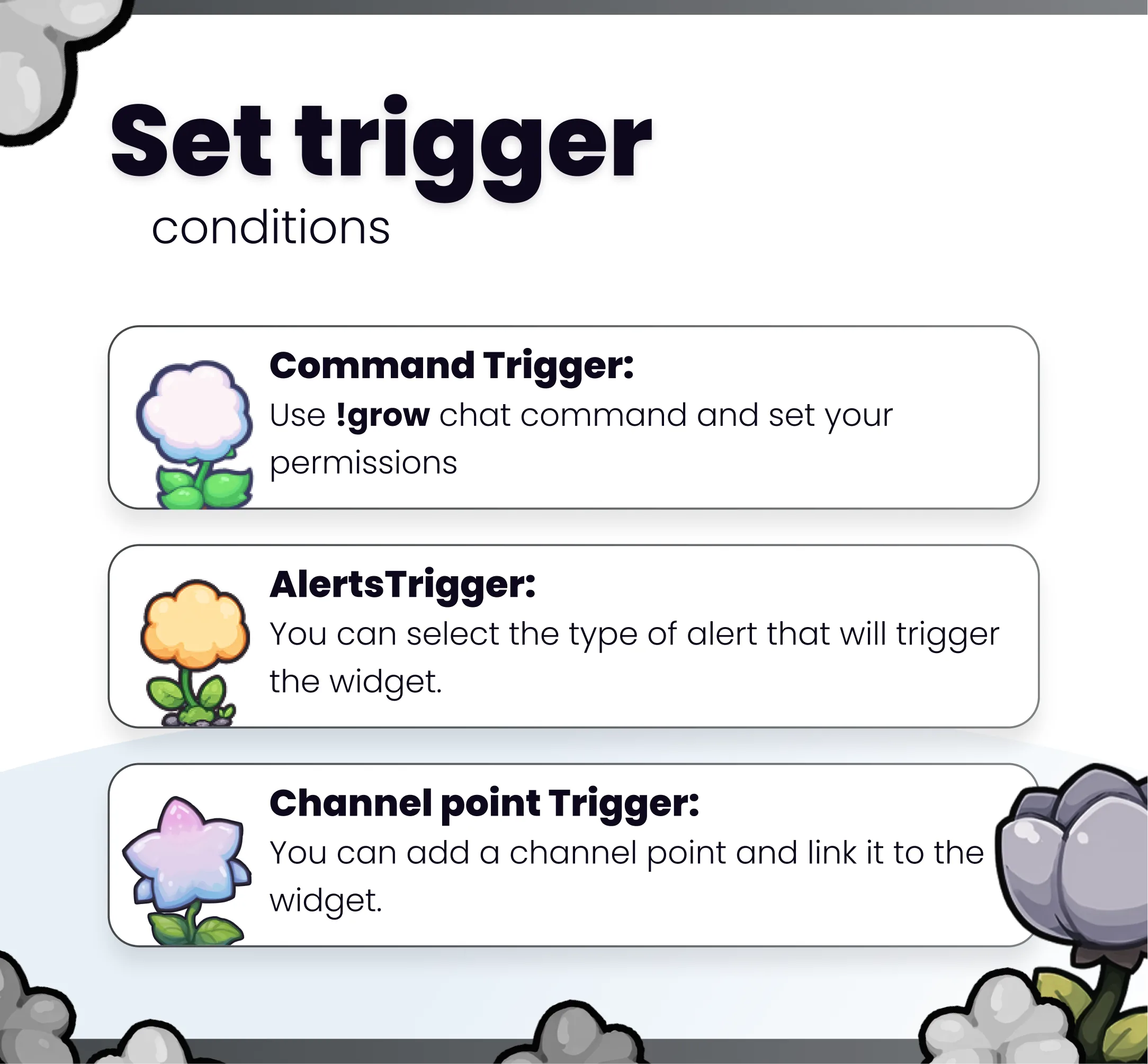 Widget Stream Garden Goth