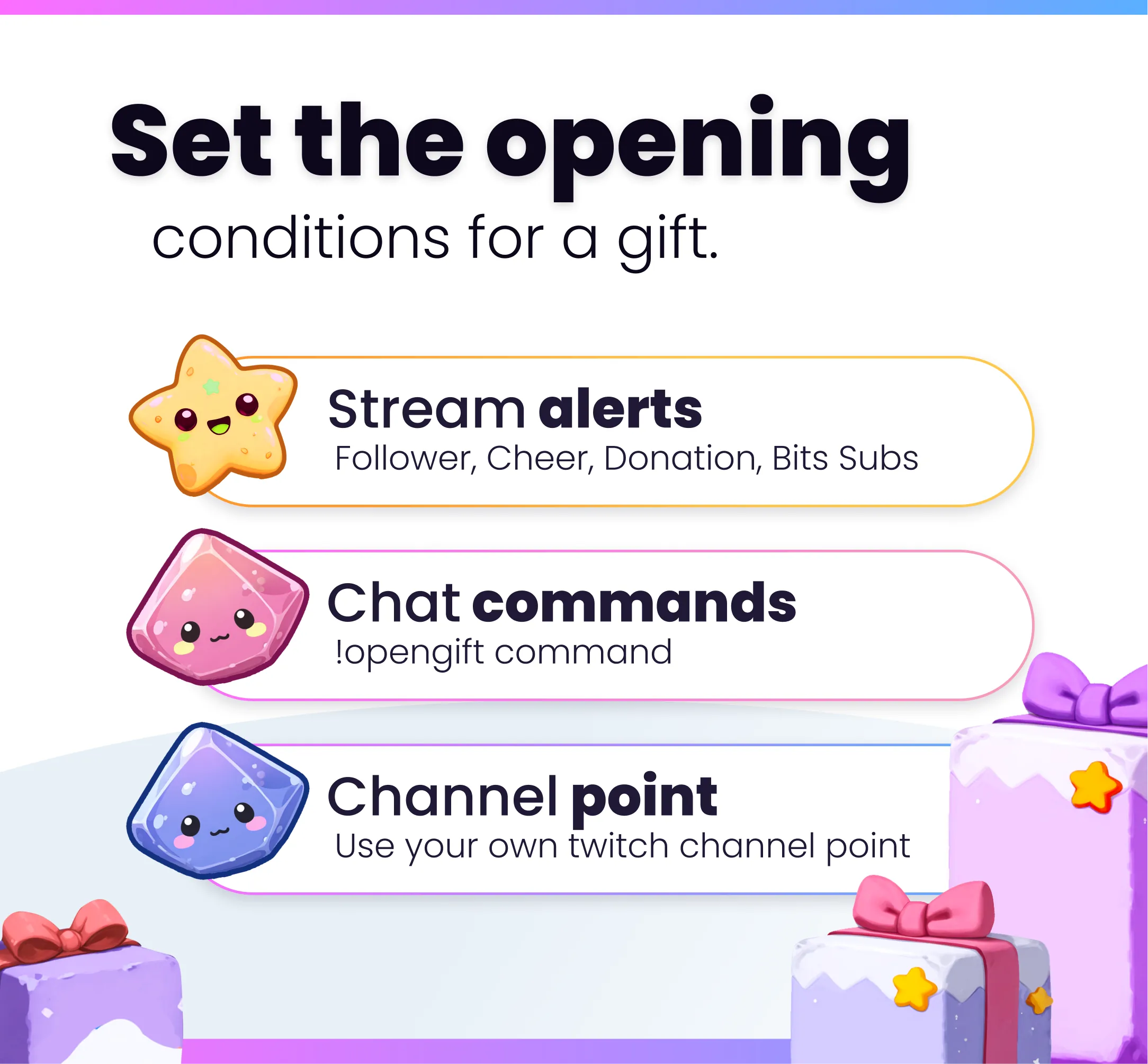 Widget Stream Gifts