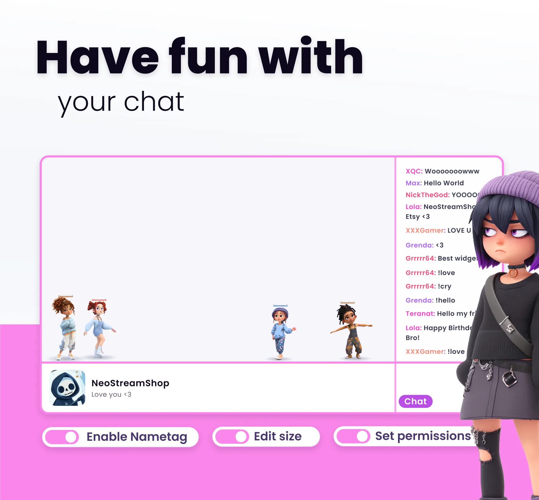 Widget Stream Girls