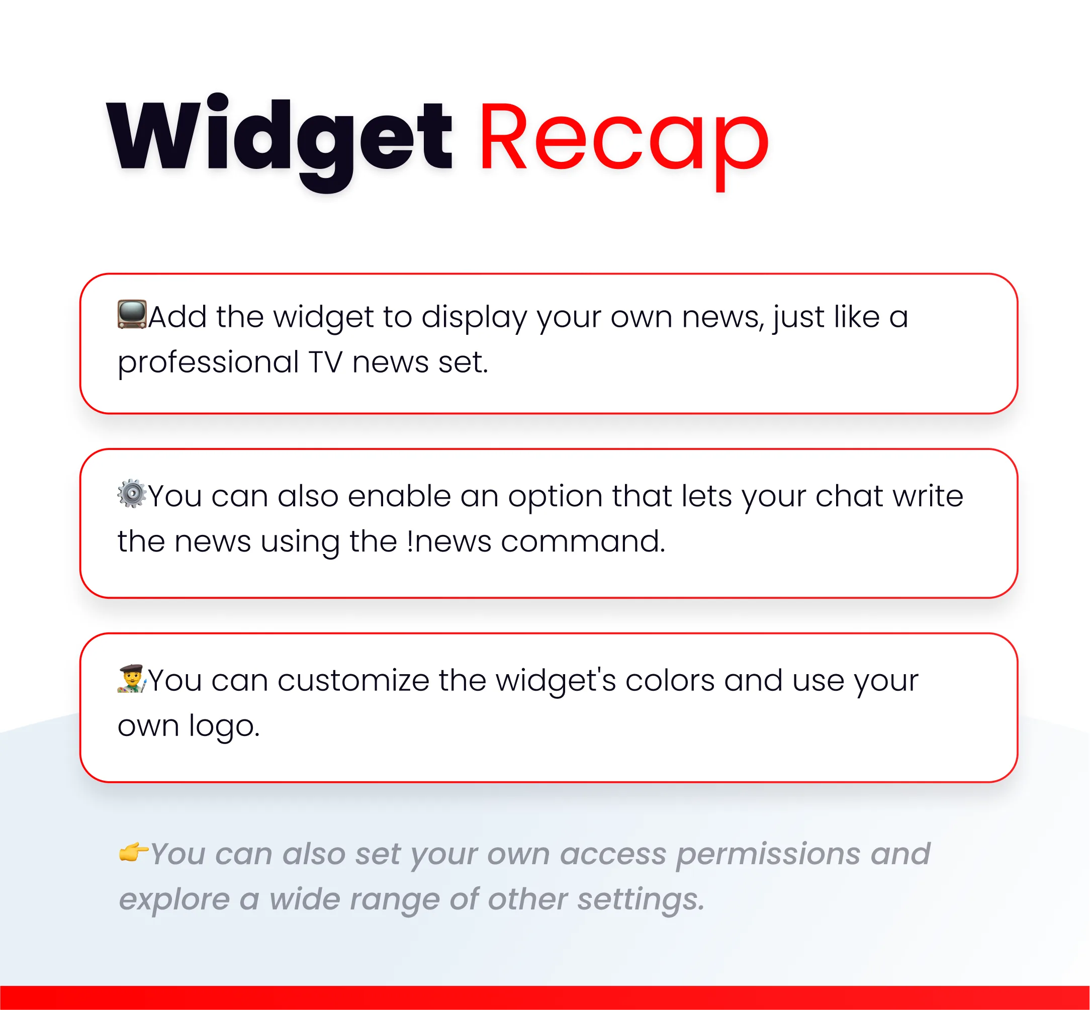 Widget Stream News