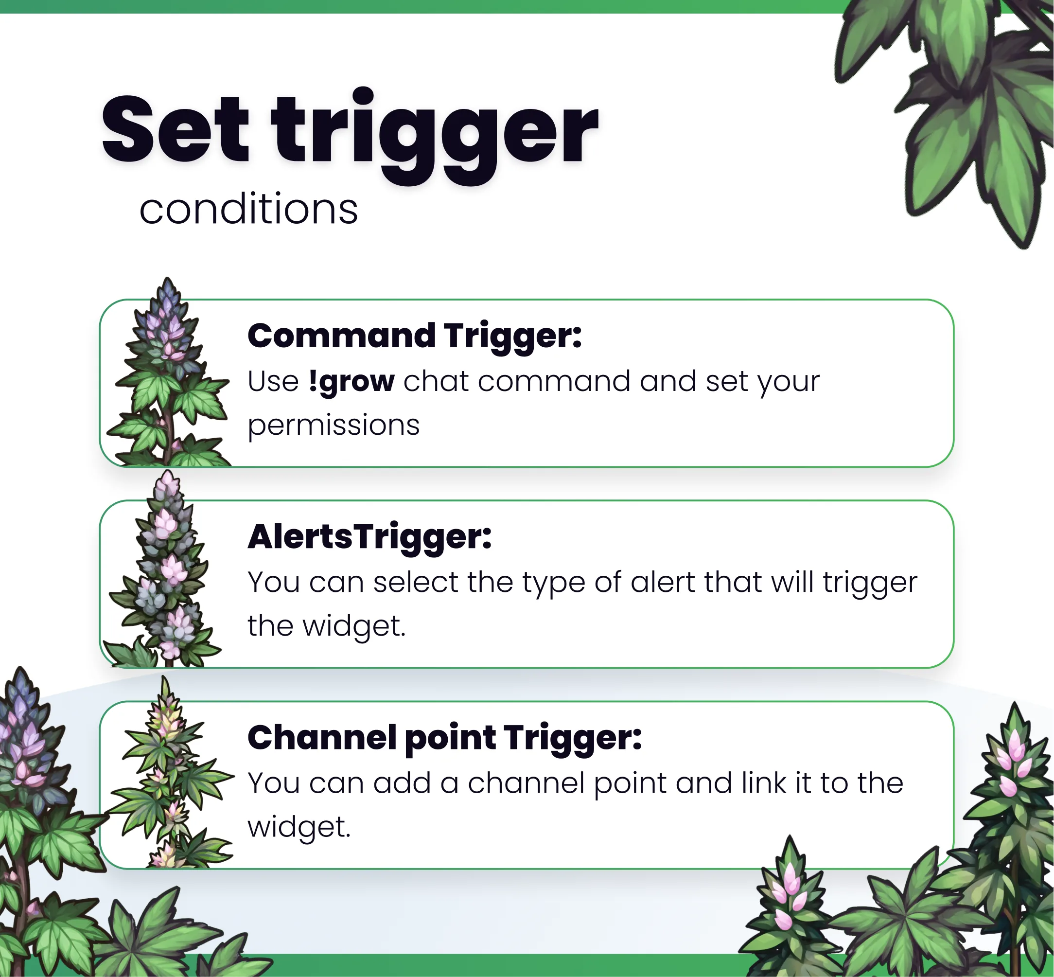 Widget Stream Garden Goth