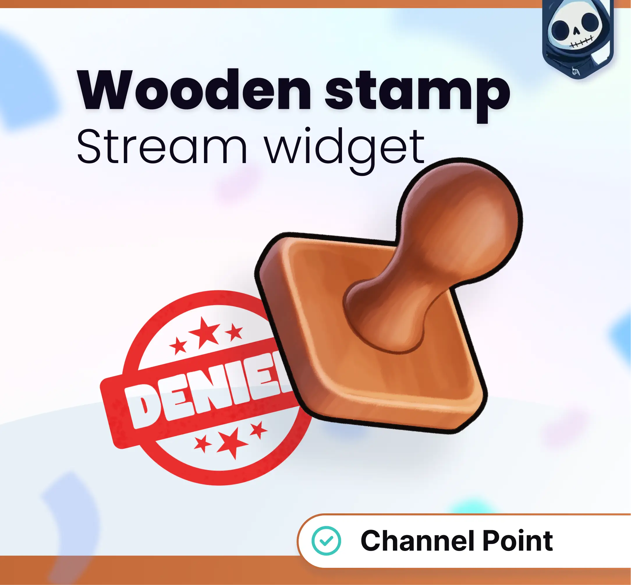 Widget Wodden Stamp