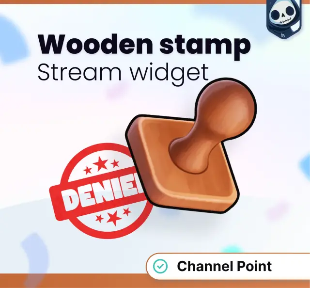 Widget Wodden Stamp