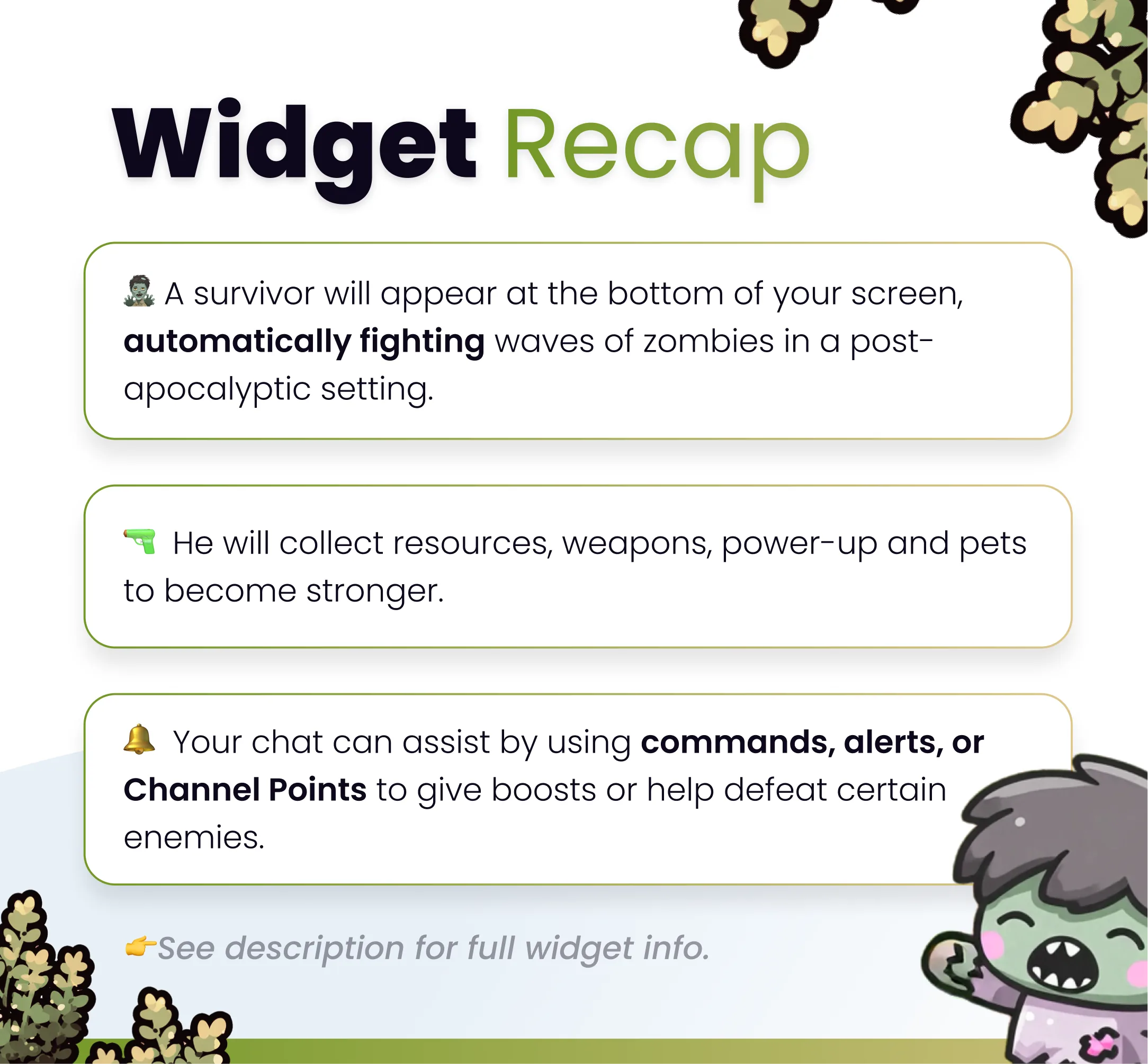 Widget Zombie Apocalypse