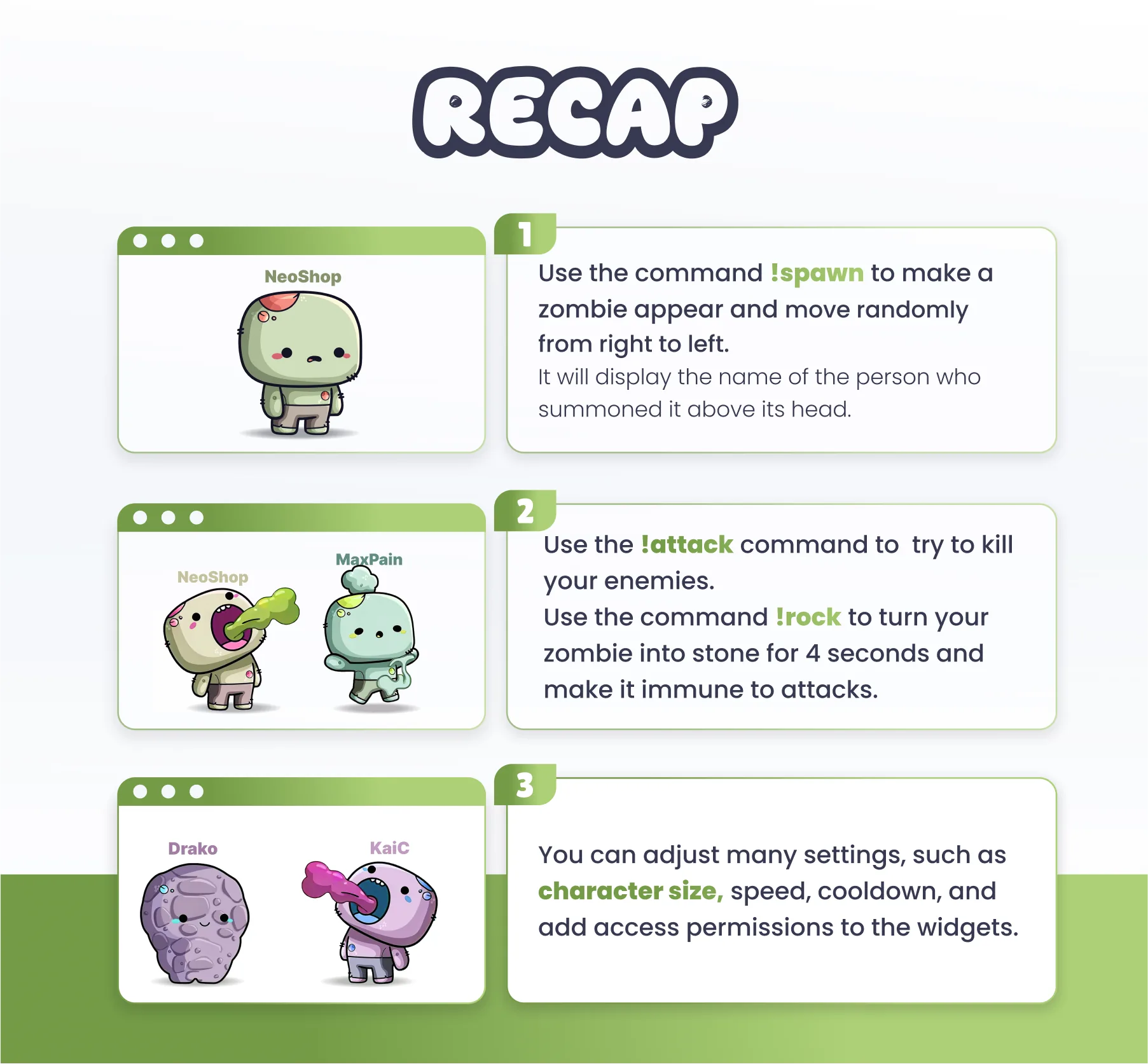 Widget Zombies Fight