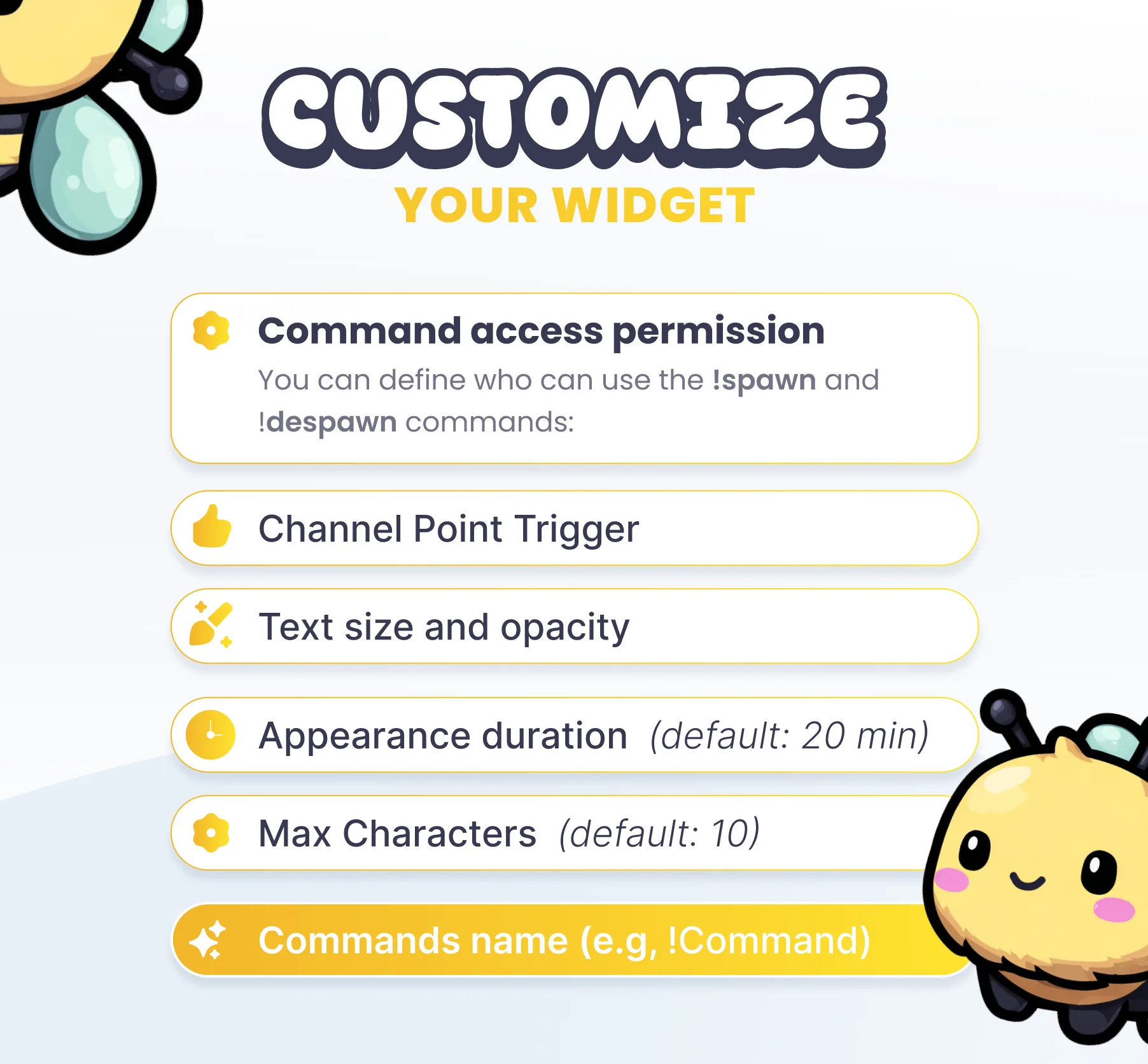 Bees Community Widget