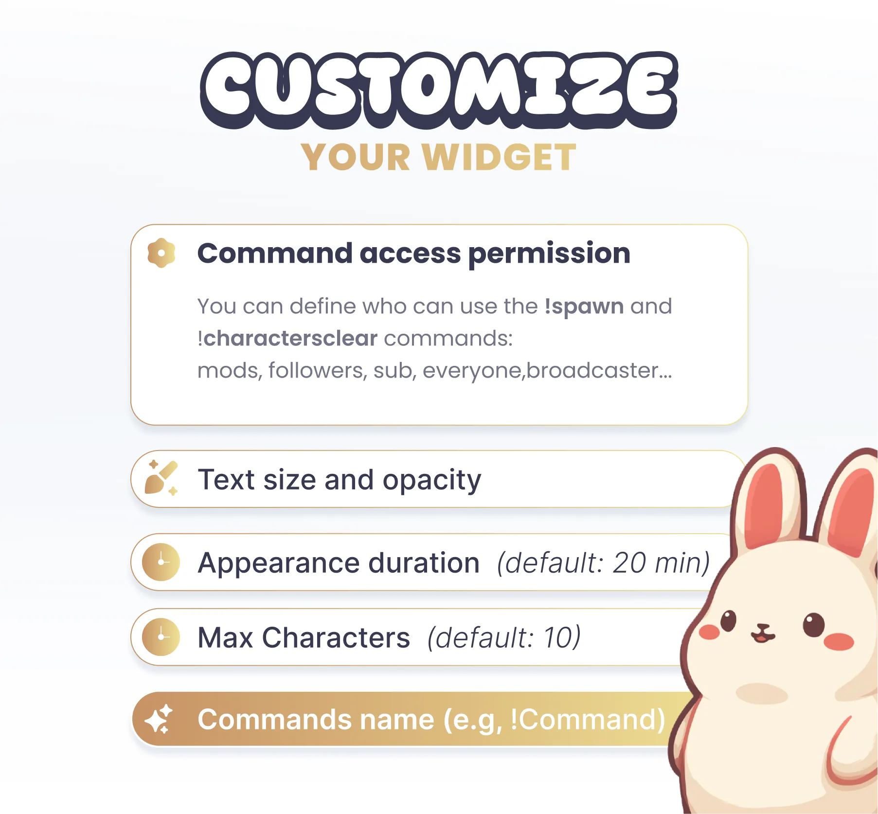 Bunnies Community Widget