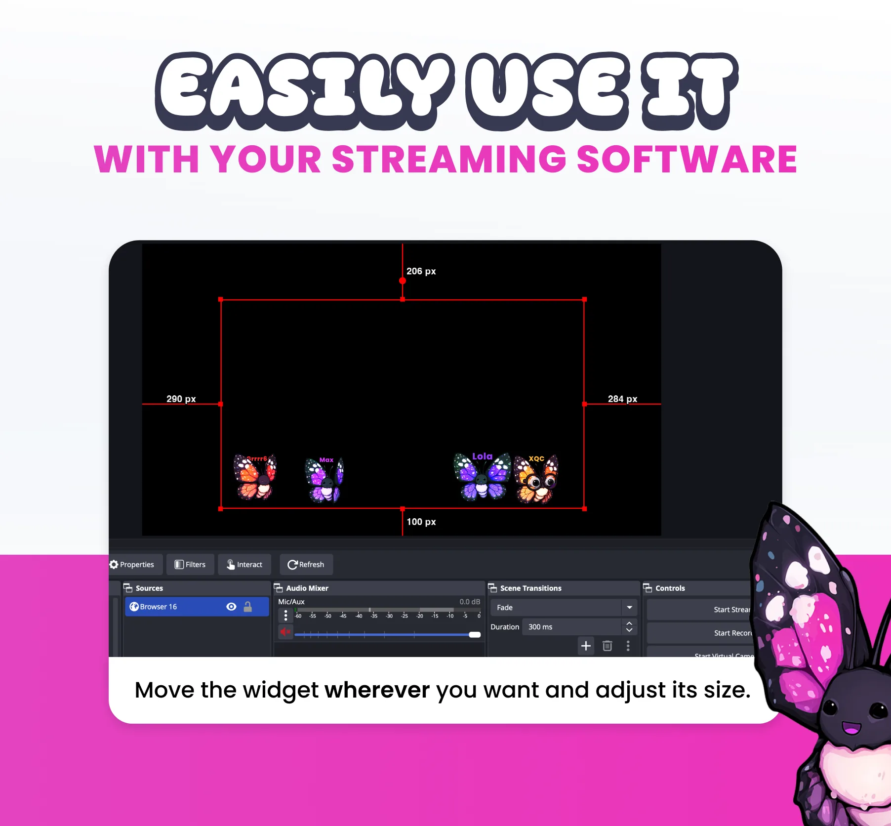 Butterfly Community Widget