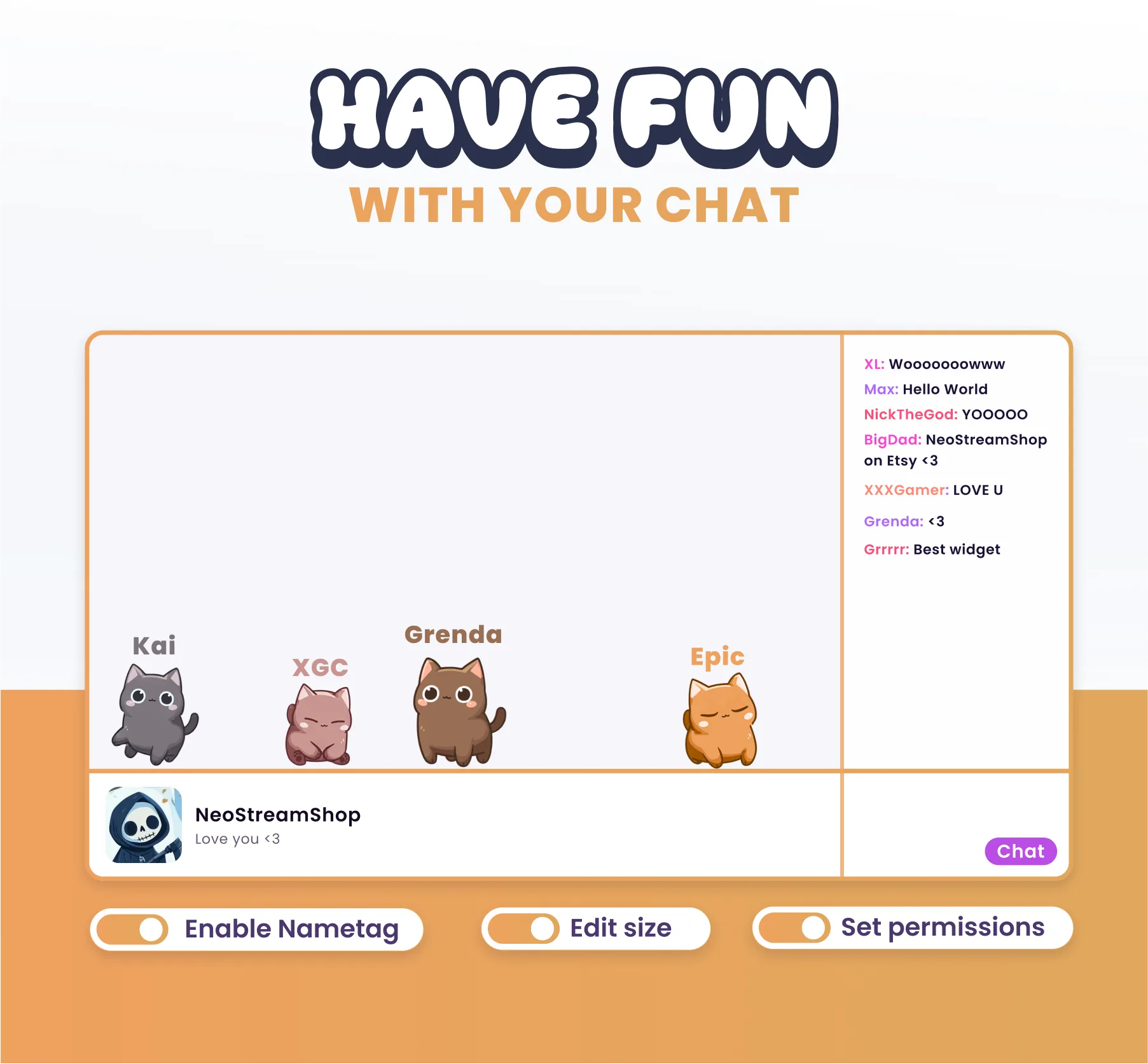 Cats Community Widget